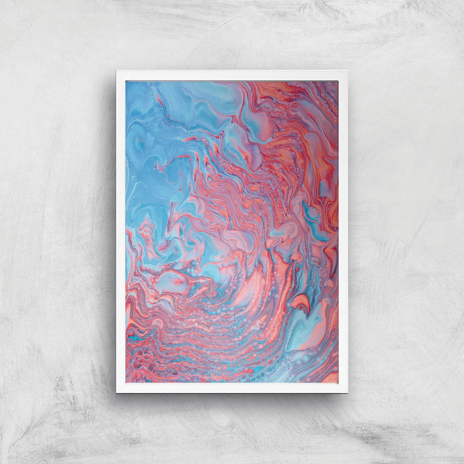 Coming Up For Air Giclee Art Print - A2 - White Frame