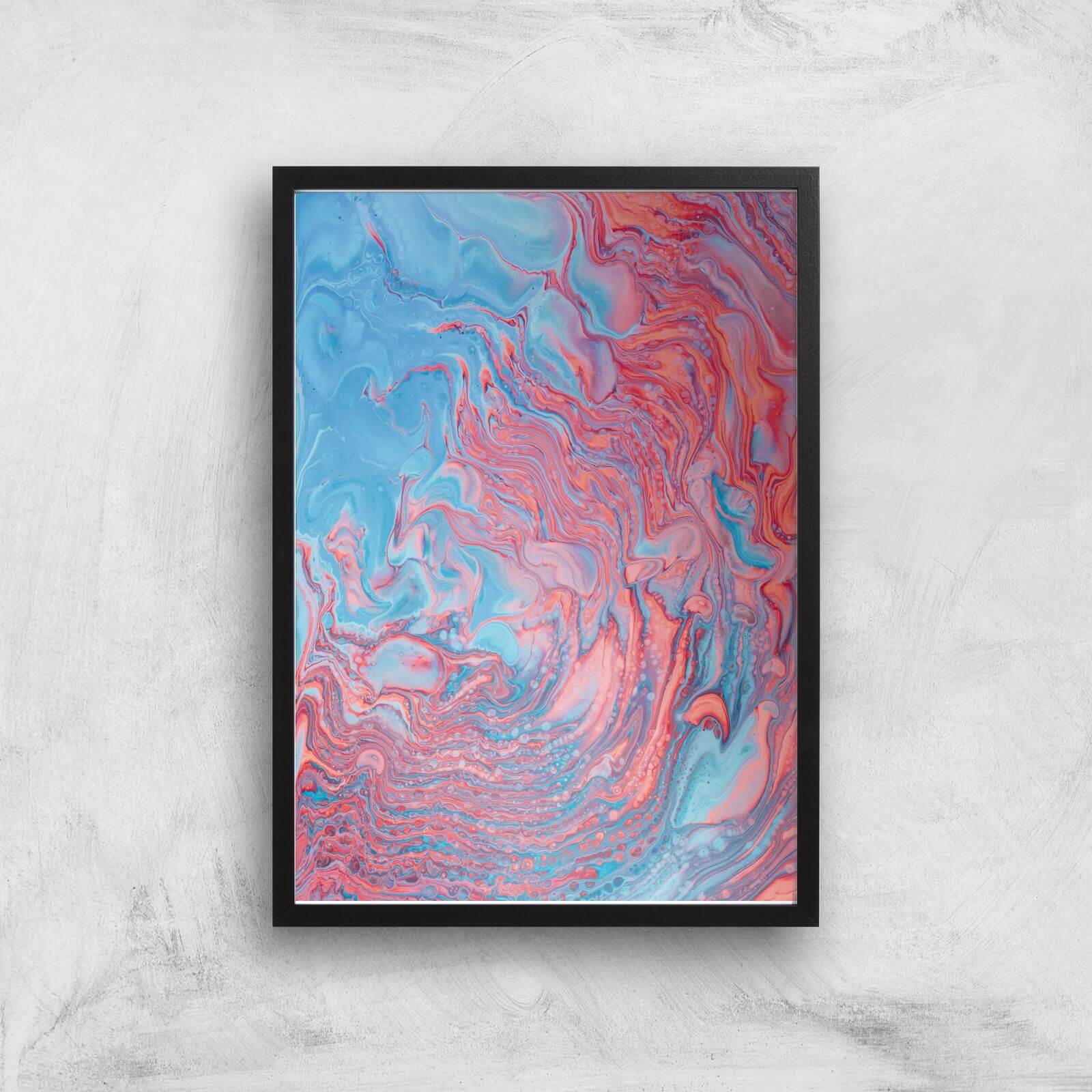 Coming Up For Air Giclee Art Print - A2 - Black Frame