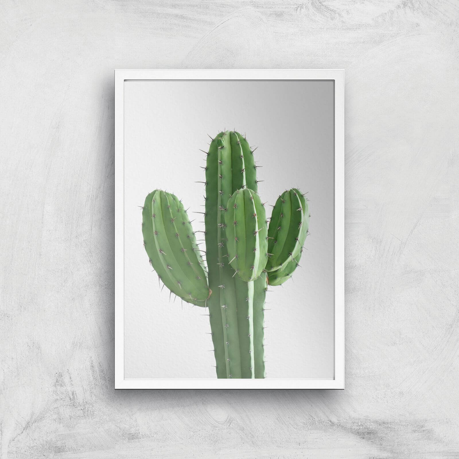 Cactus Giclee Art Print - A2 - White Frame