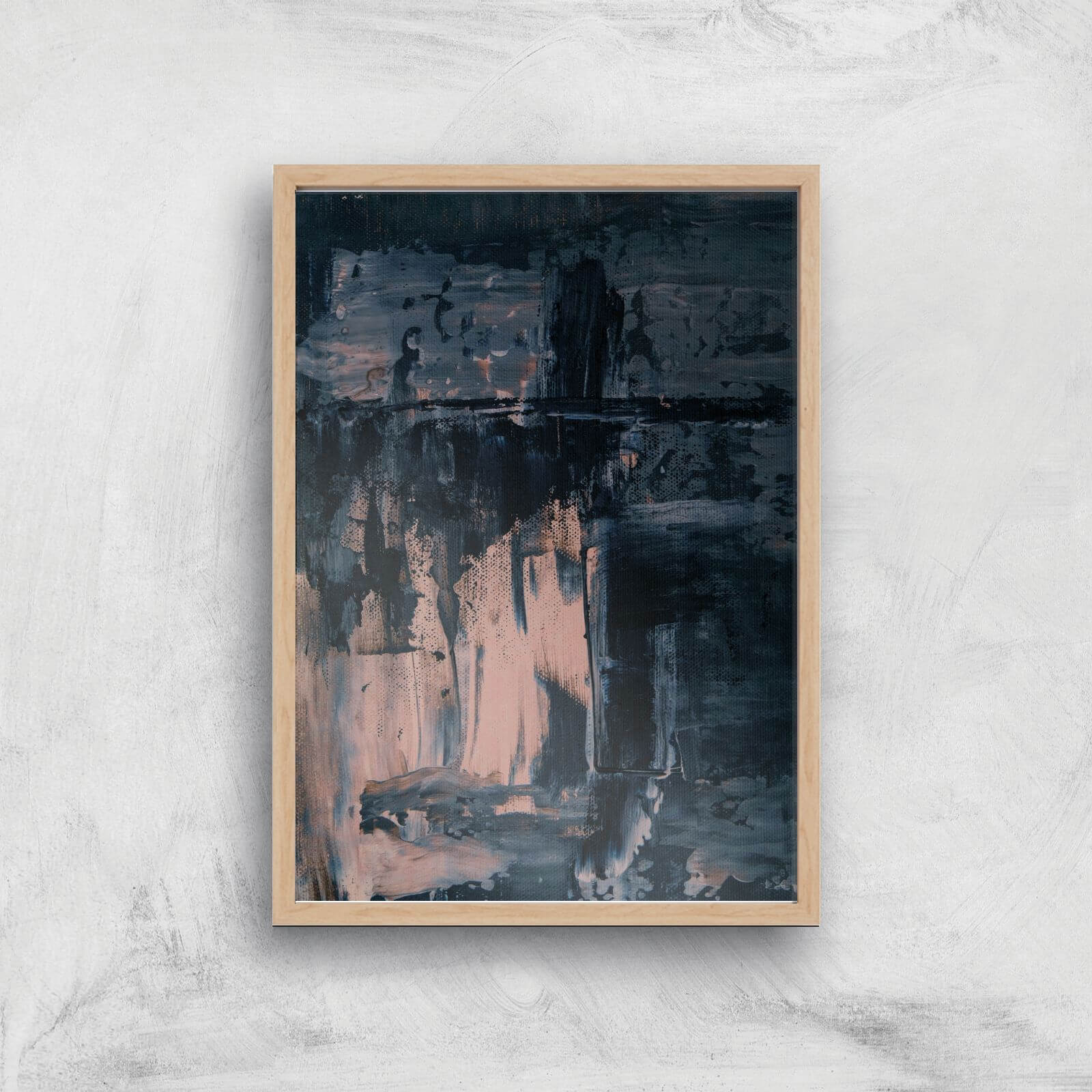 Burnt Out Giclee Art Print - A3 - Wooden Frame