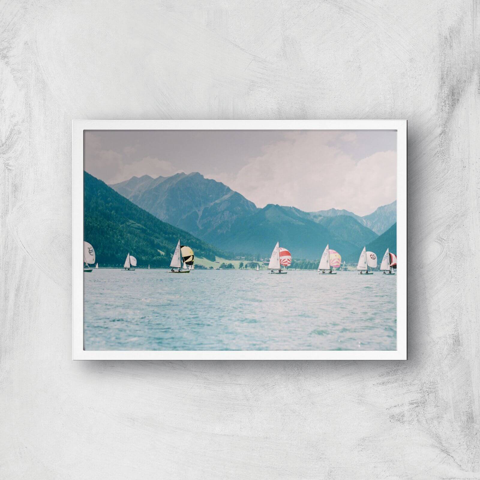 Sailing Giclee Art Print - A2 - White Frame