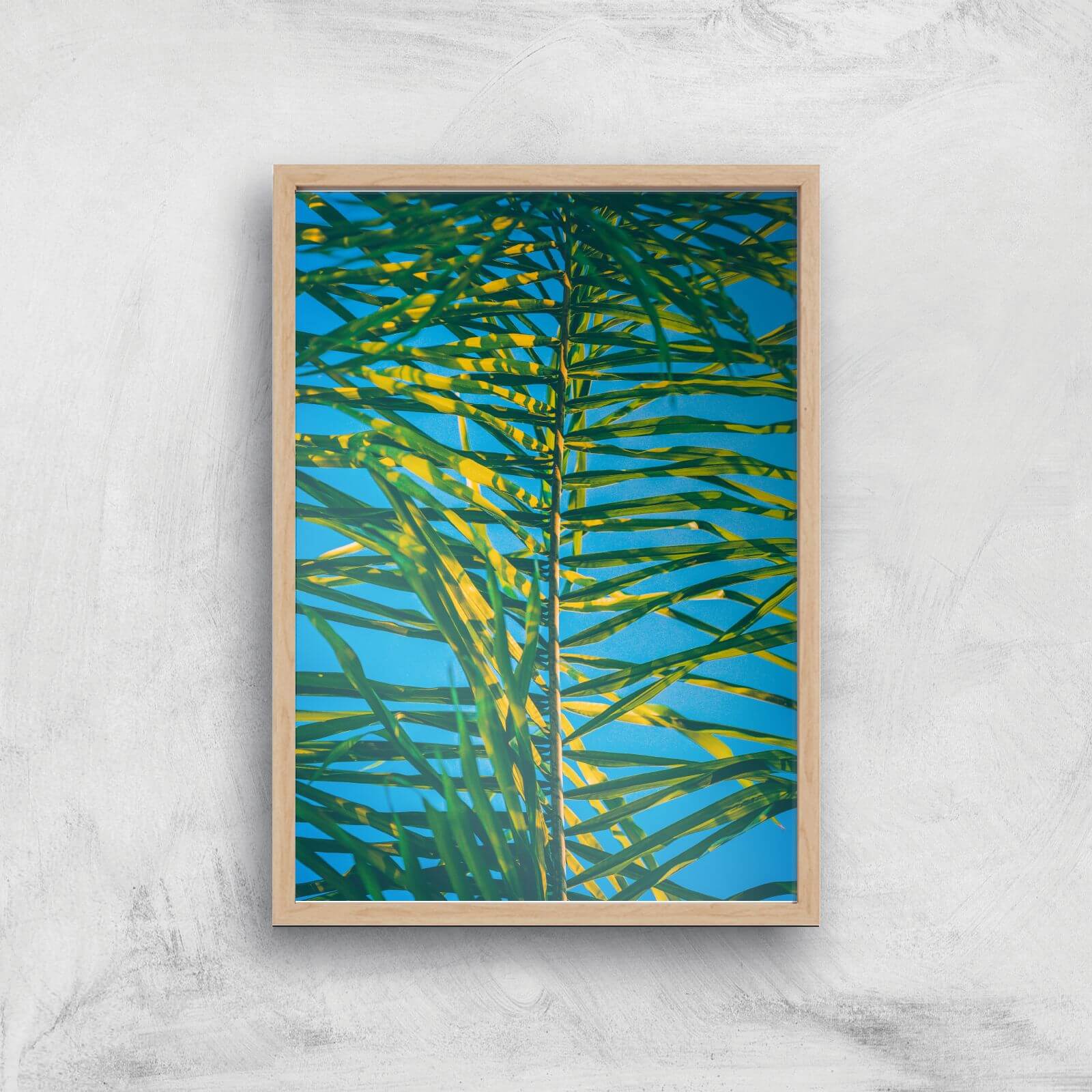 Leaves Like Ladders Giclee Art Print - A4 - Wooden Frame