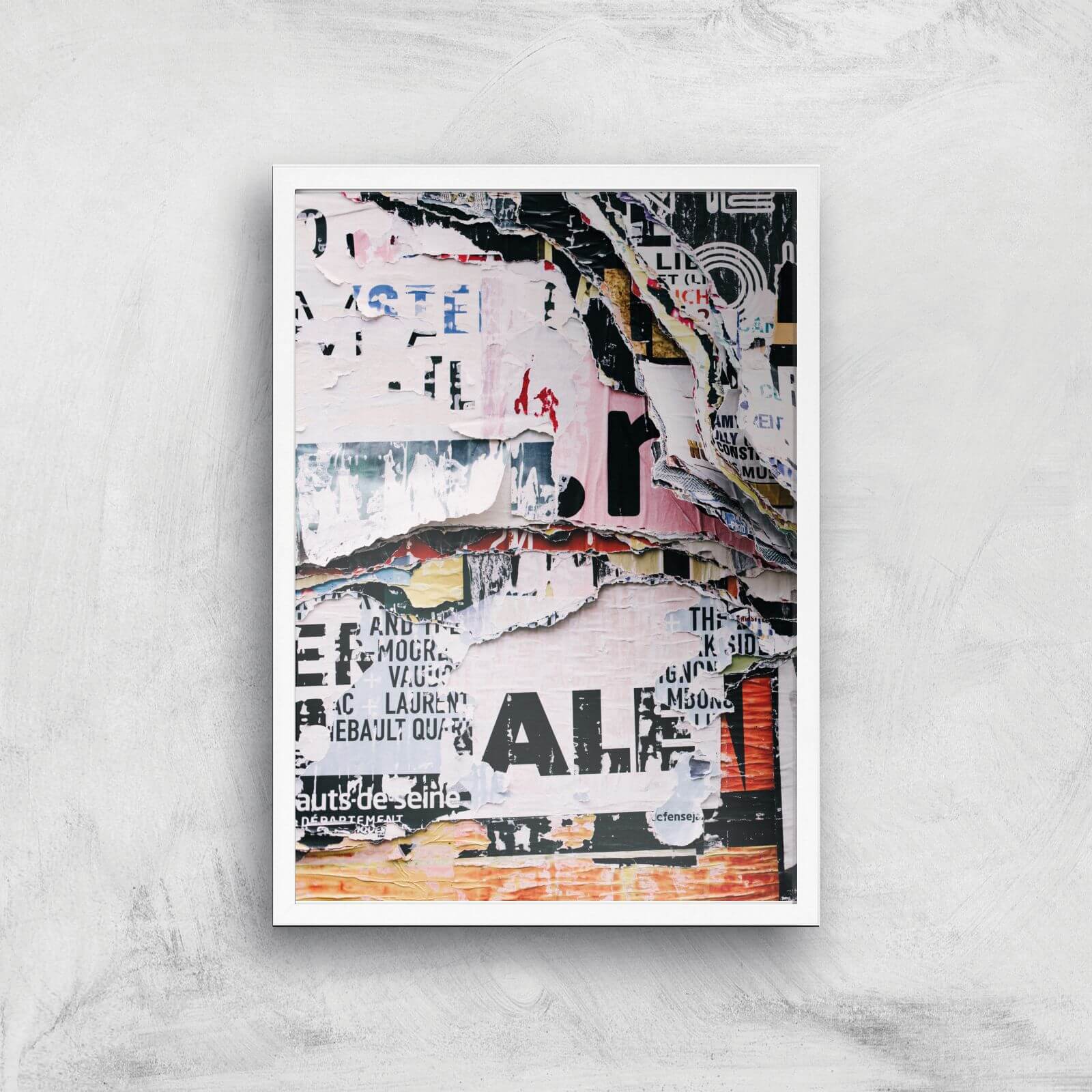 Post No Bills Giclee Art Print - A3 - White Frame