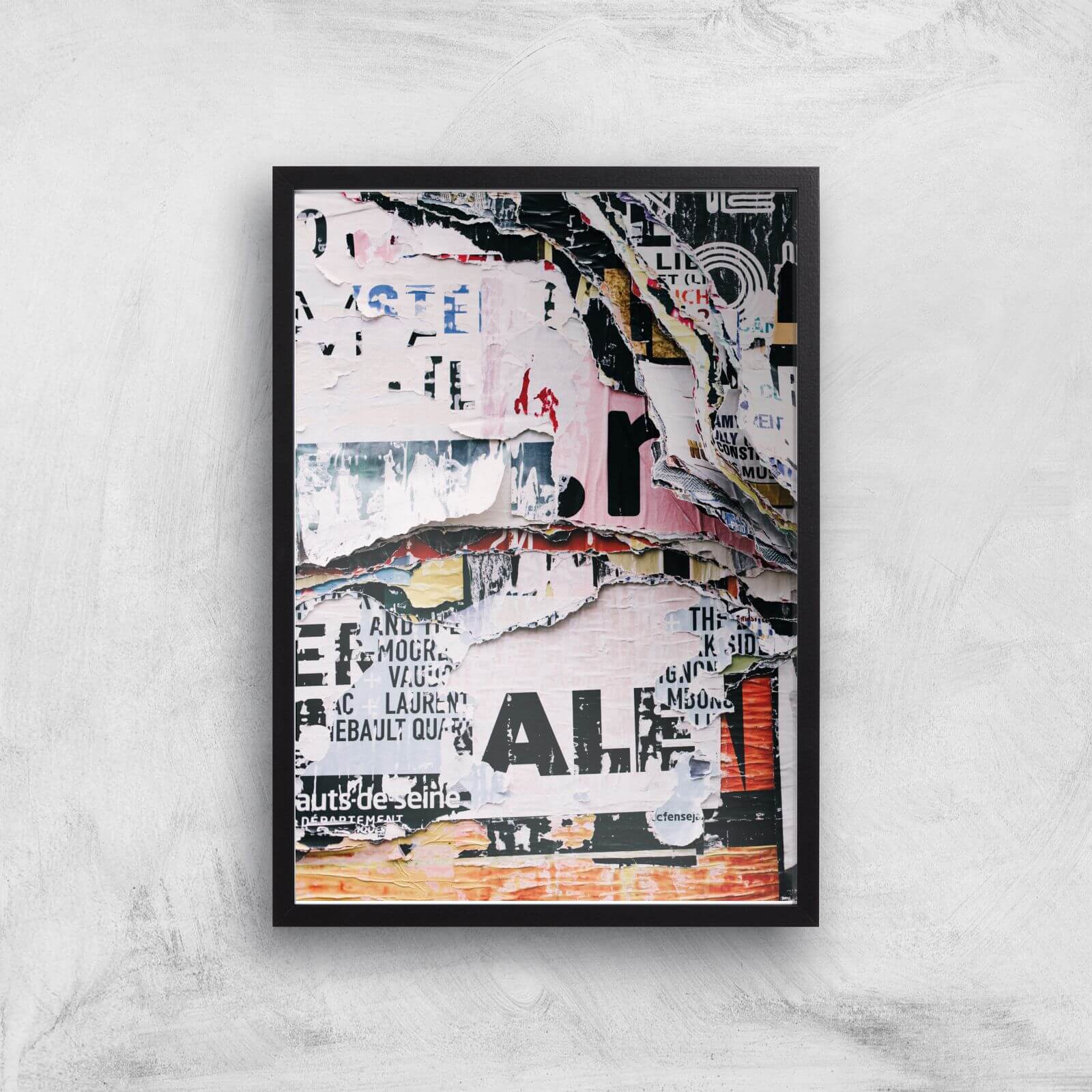 Post No Bills Giclee Art Print - A3 - Black Frame