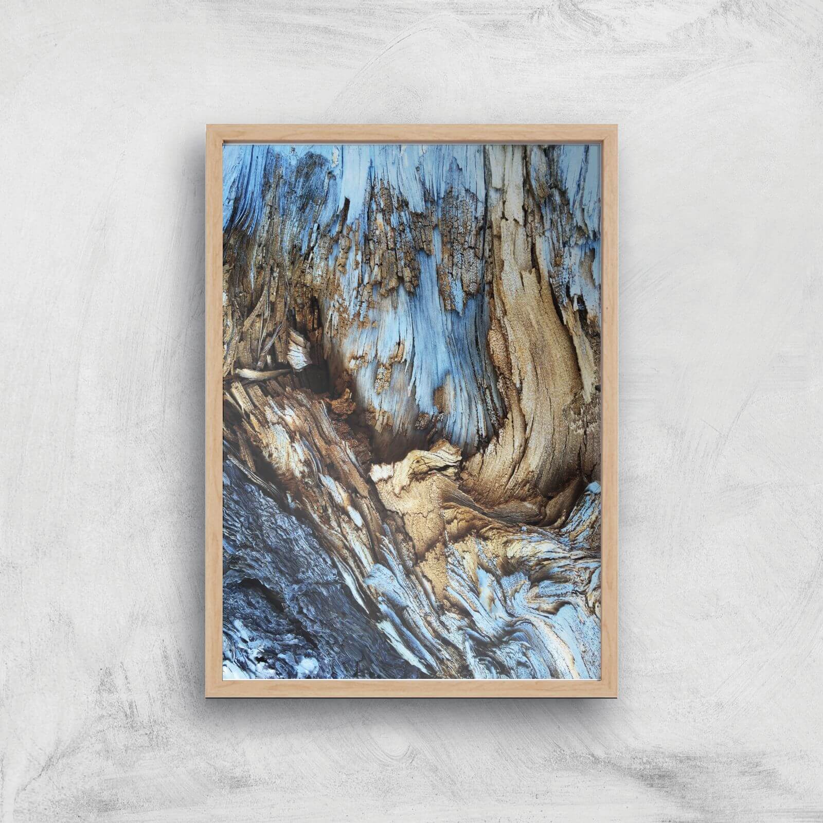 Old Forest Giclee Art Print - A4 - Wooden Frame