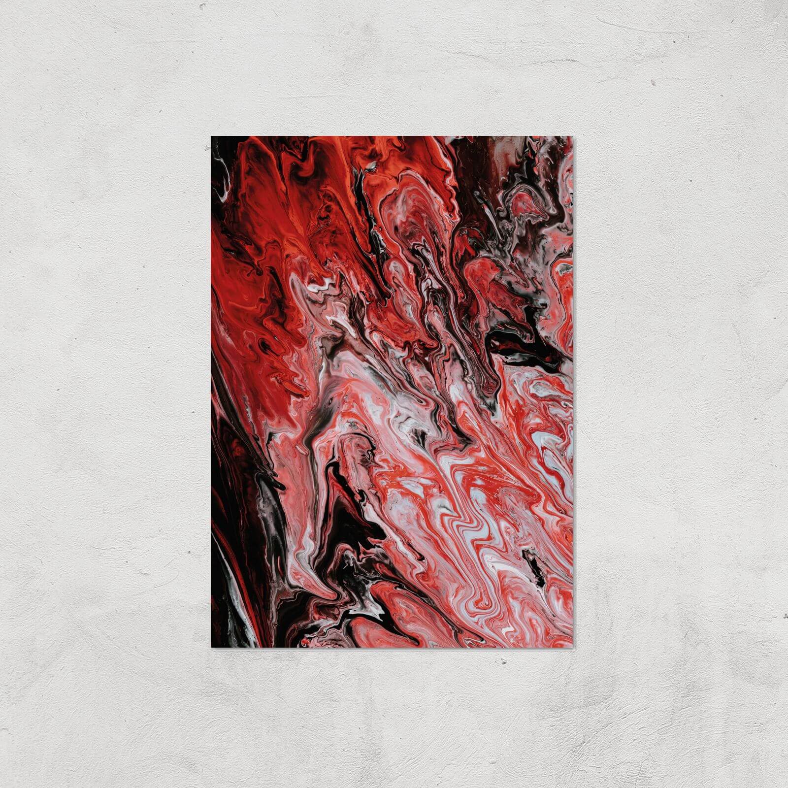 Melting Fire Giclee Art Print - A3 - Print Only