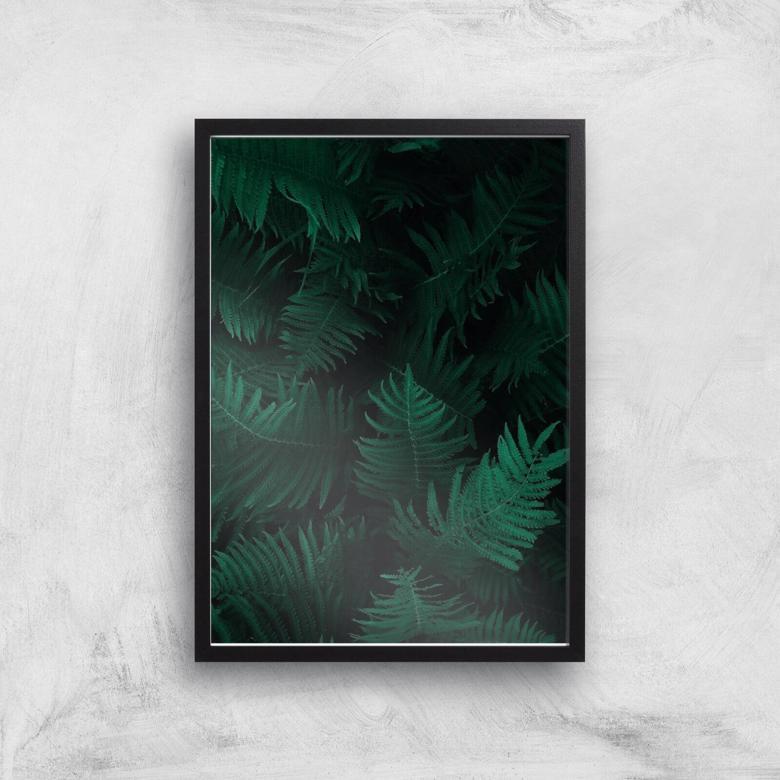 Dark Forest From Above Giclee Art Print - A3 - Black Frame