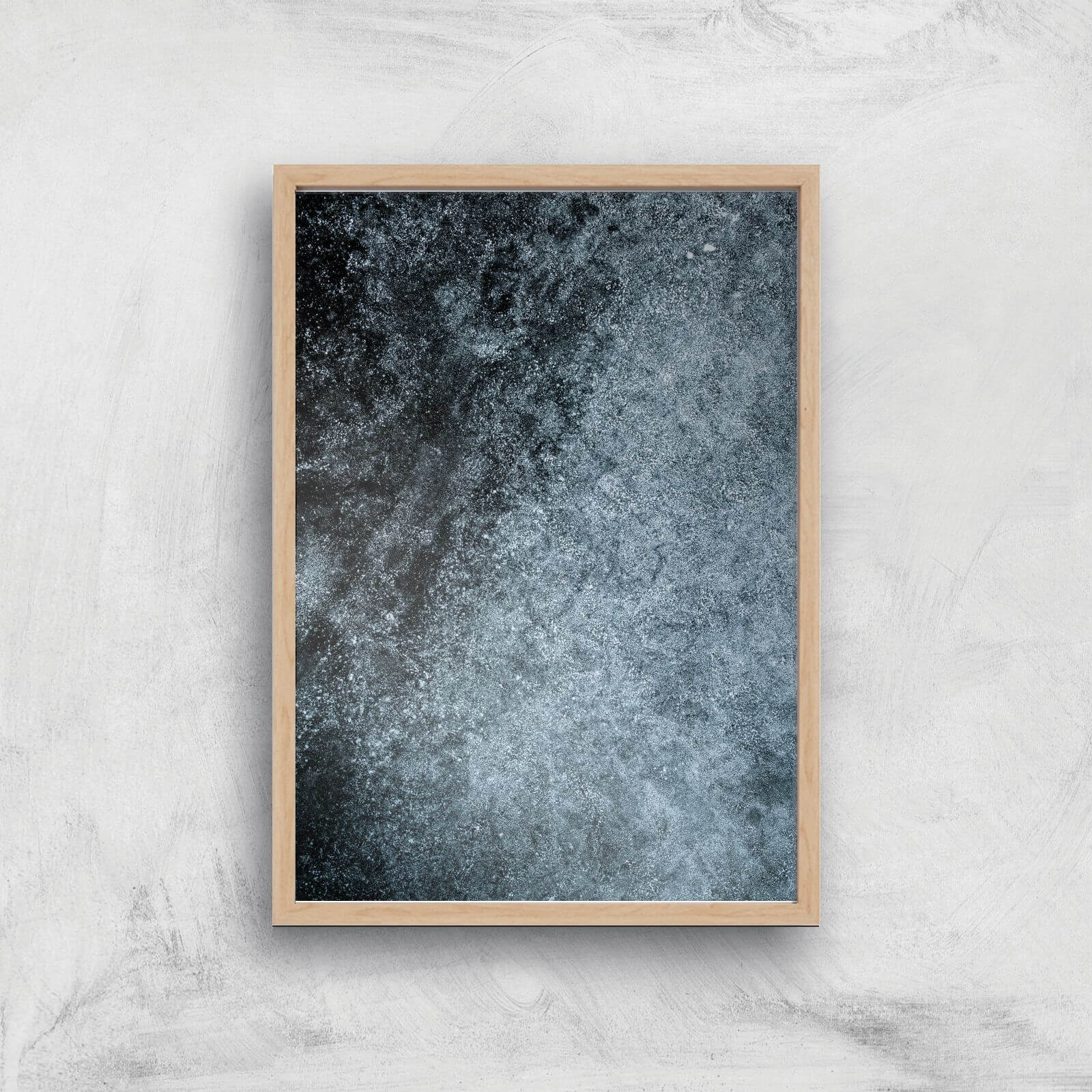 Snowy Night Giclee Art Print - A3 - Wooden Frame