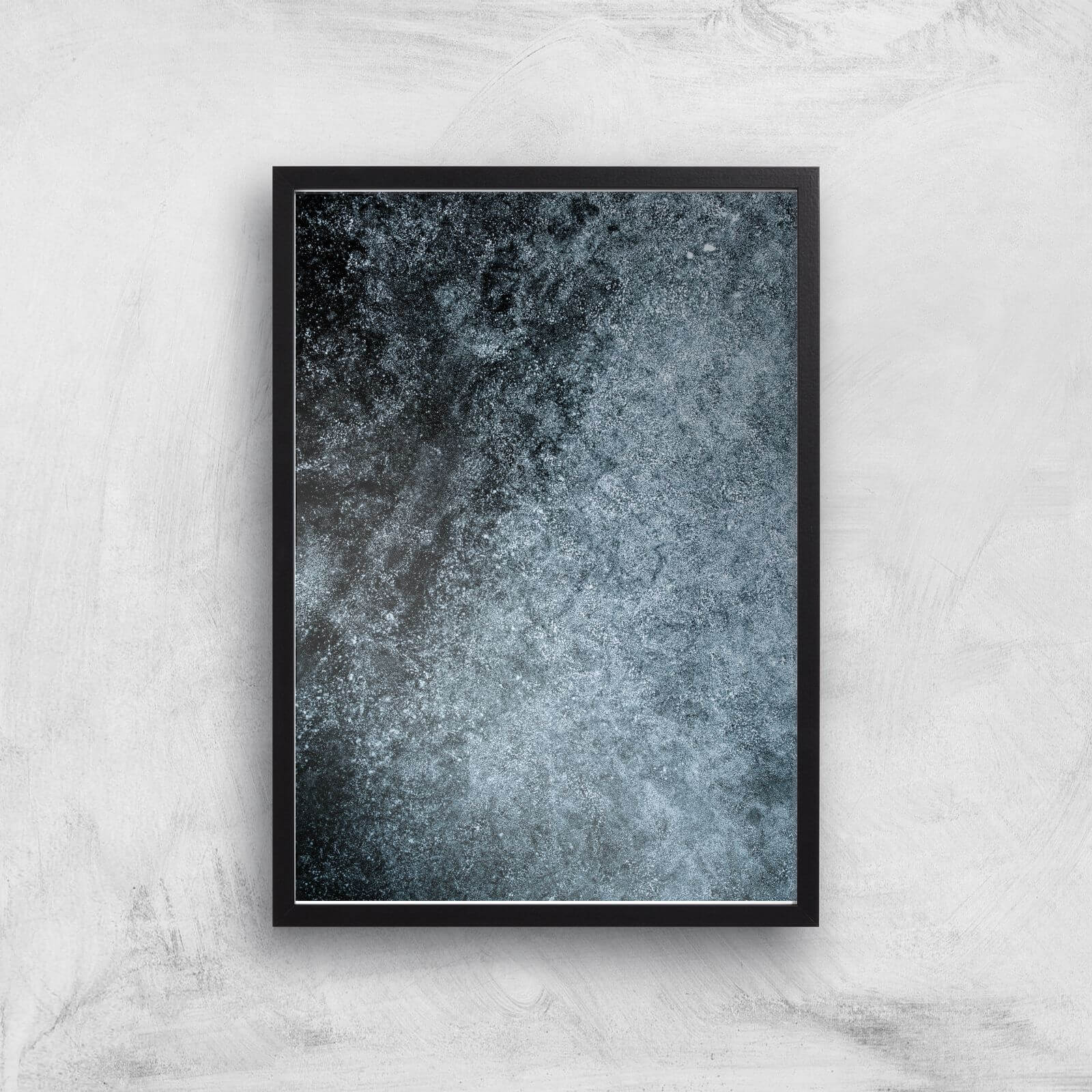 Snowy Night Giclee Art Print - A3 - Black Frame