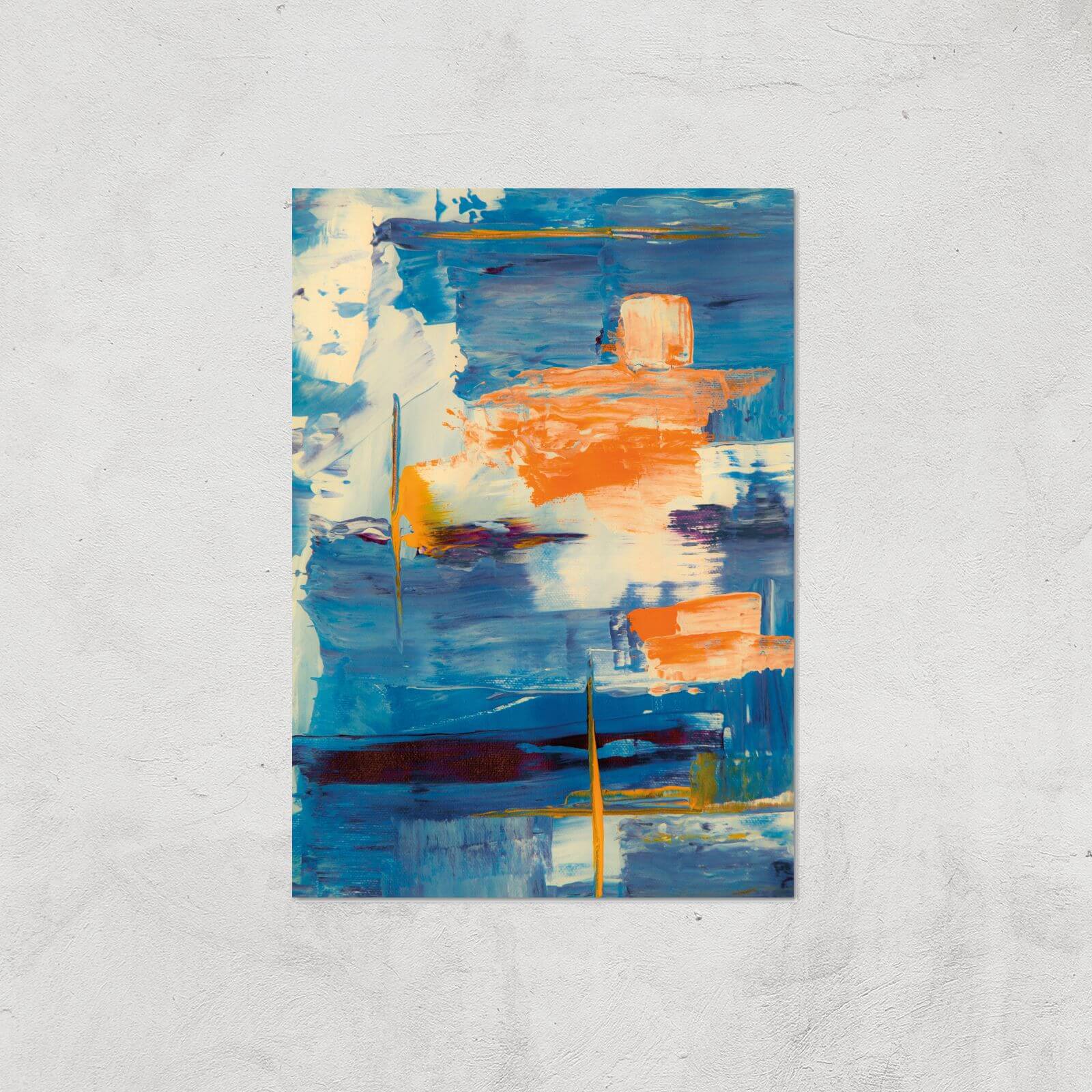 Rough Paint Giclee Art Print - A4 - Print Only