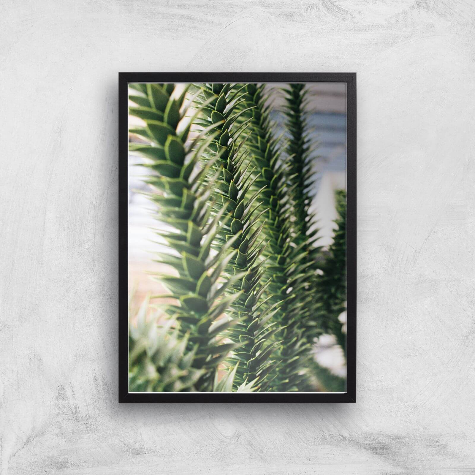 Spikey Towers Giclee Art Print - A3 - Black Frame