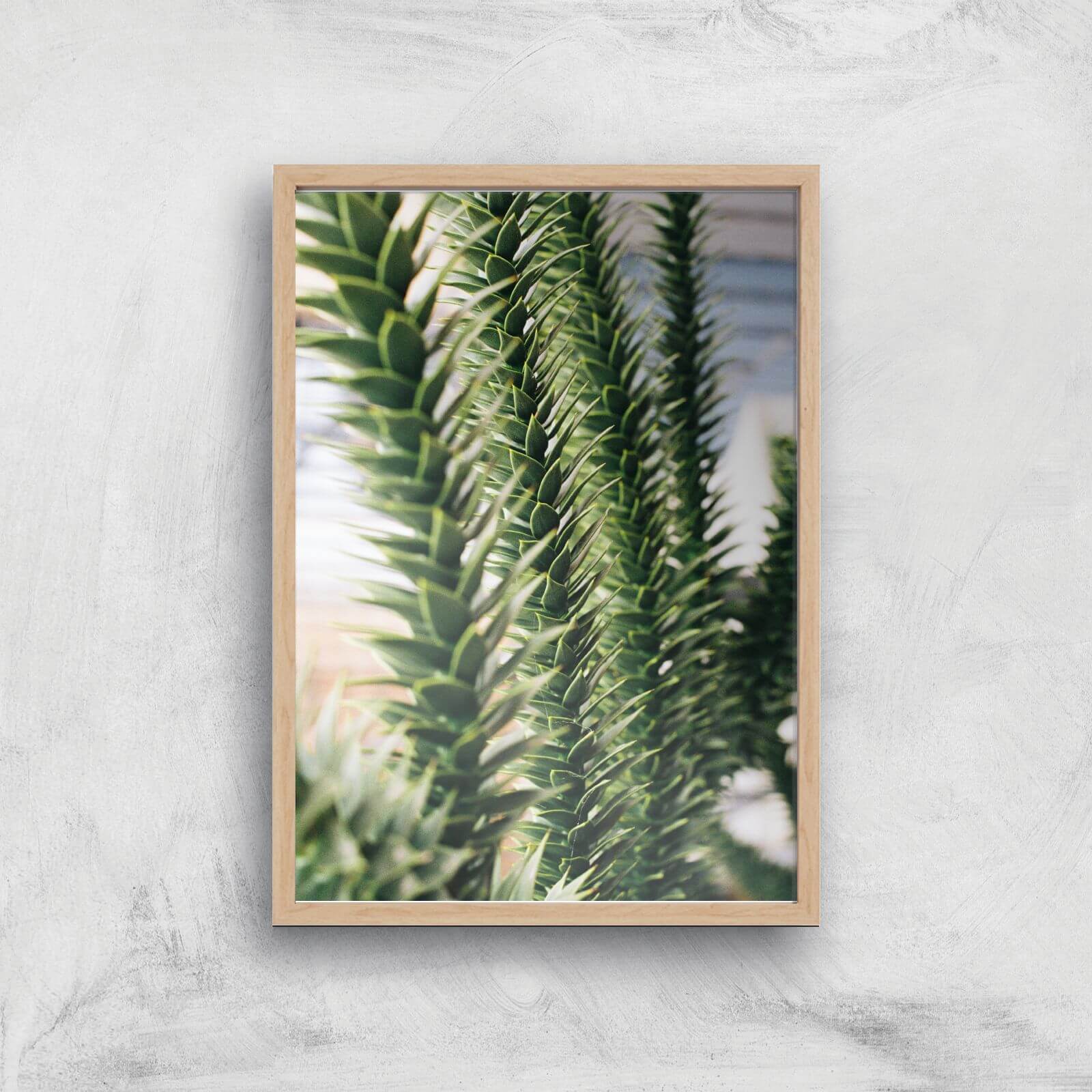 Spikey Towers Giclee Art Print - A2 - Wooden Frame