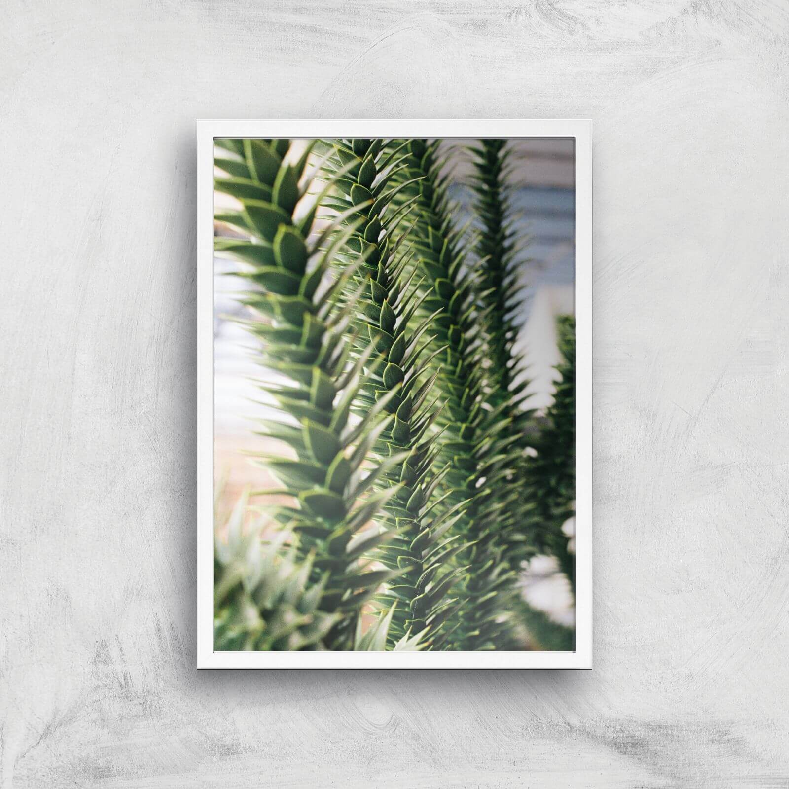 Spikey Towers Giclee Art Print - A2 - White Frame