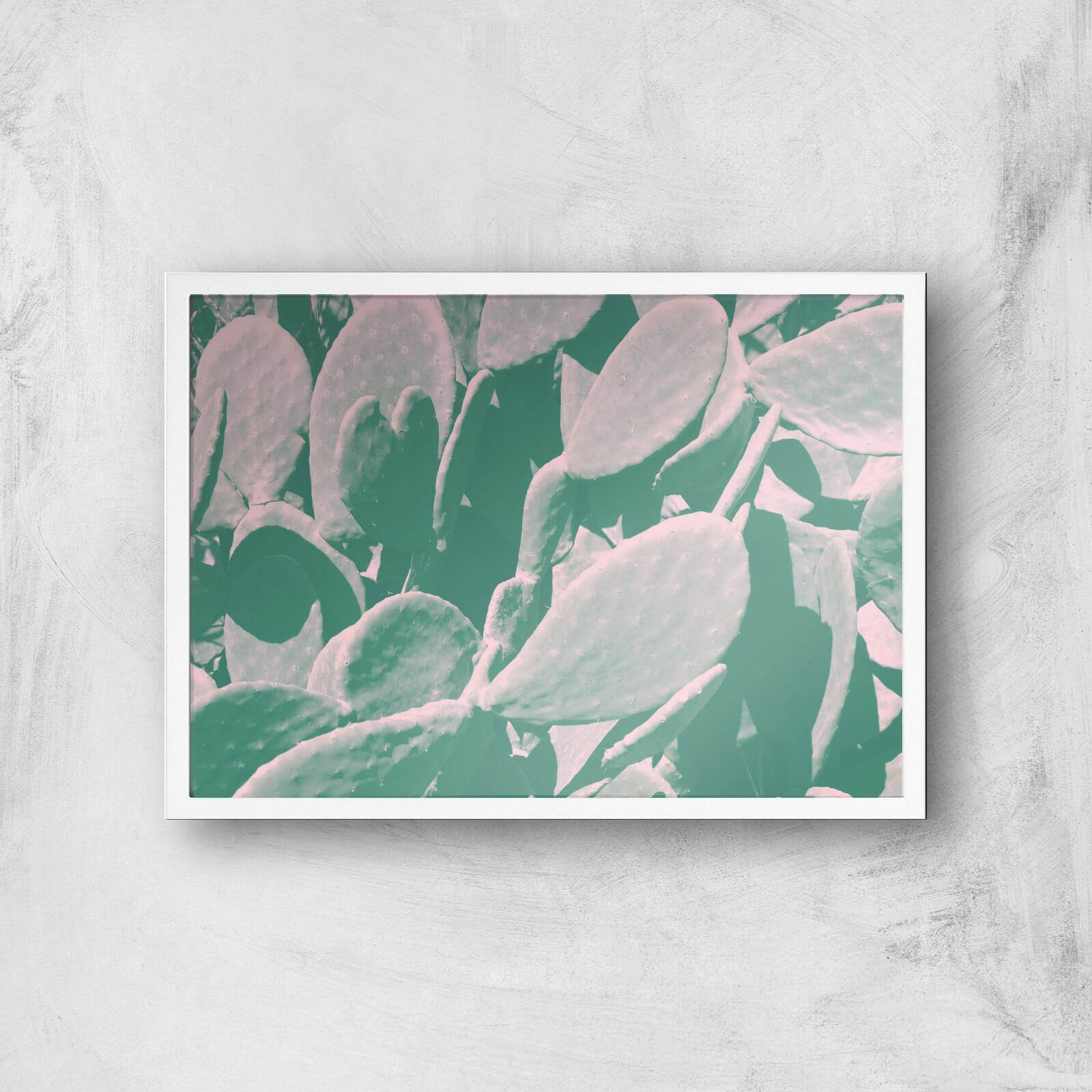 Over Exposed Leaves Giclee Art Print - A3 - White Frame