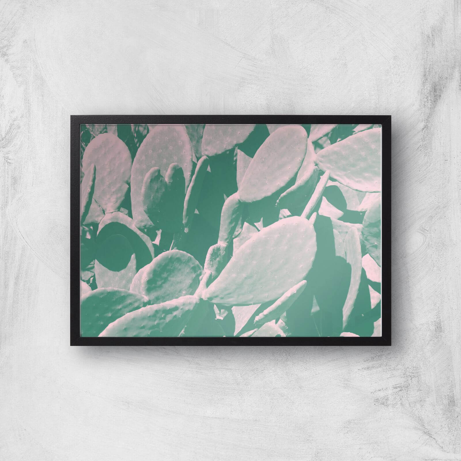 Over Exposed Leaves Giclee Art Print - A3 - Black Frame