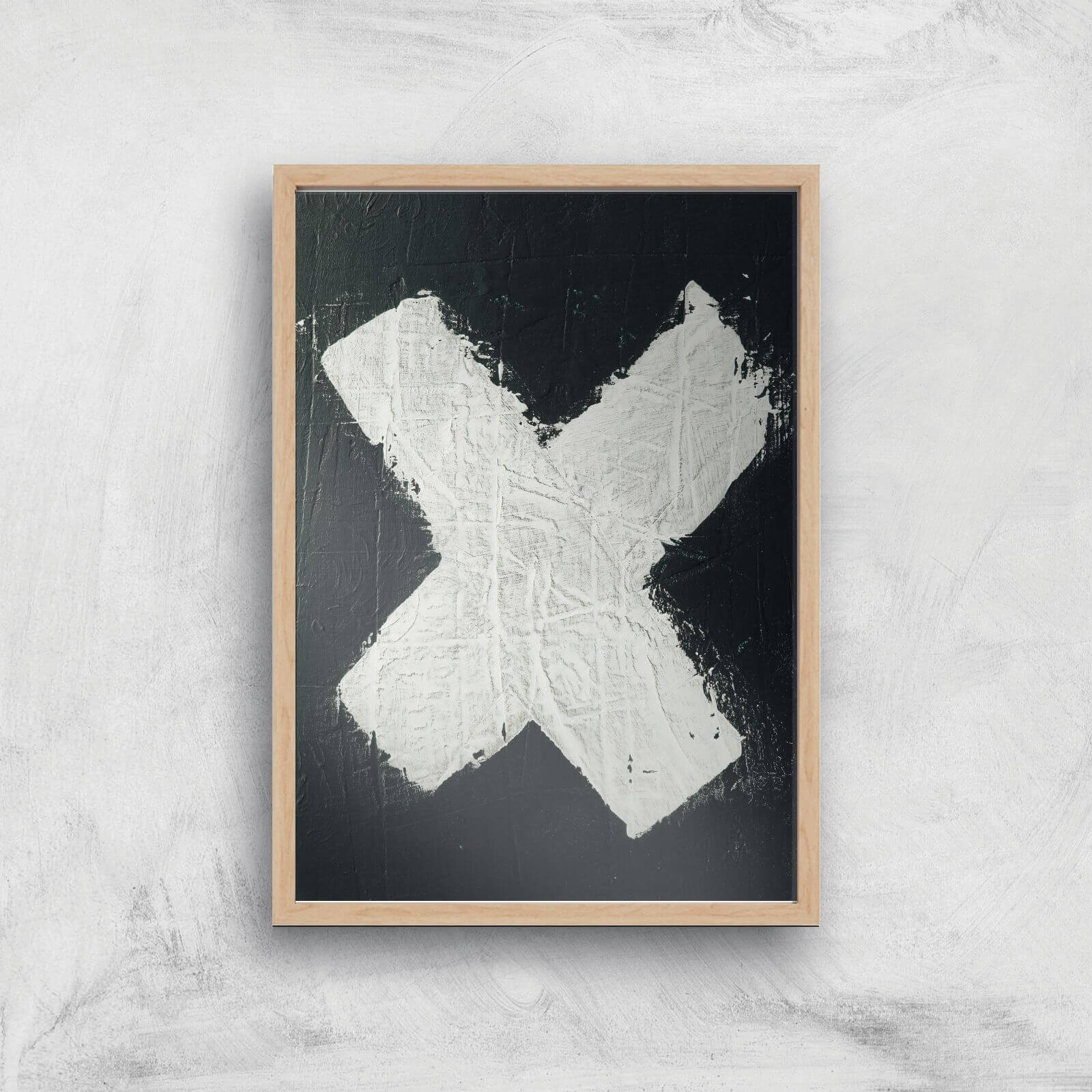 Denied Giclee Art Print - A4 - Wooden Frame