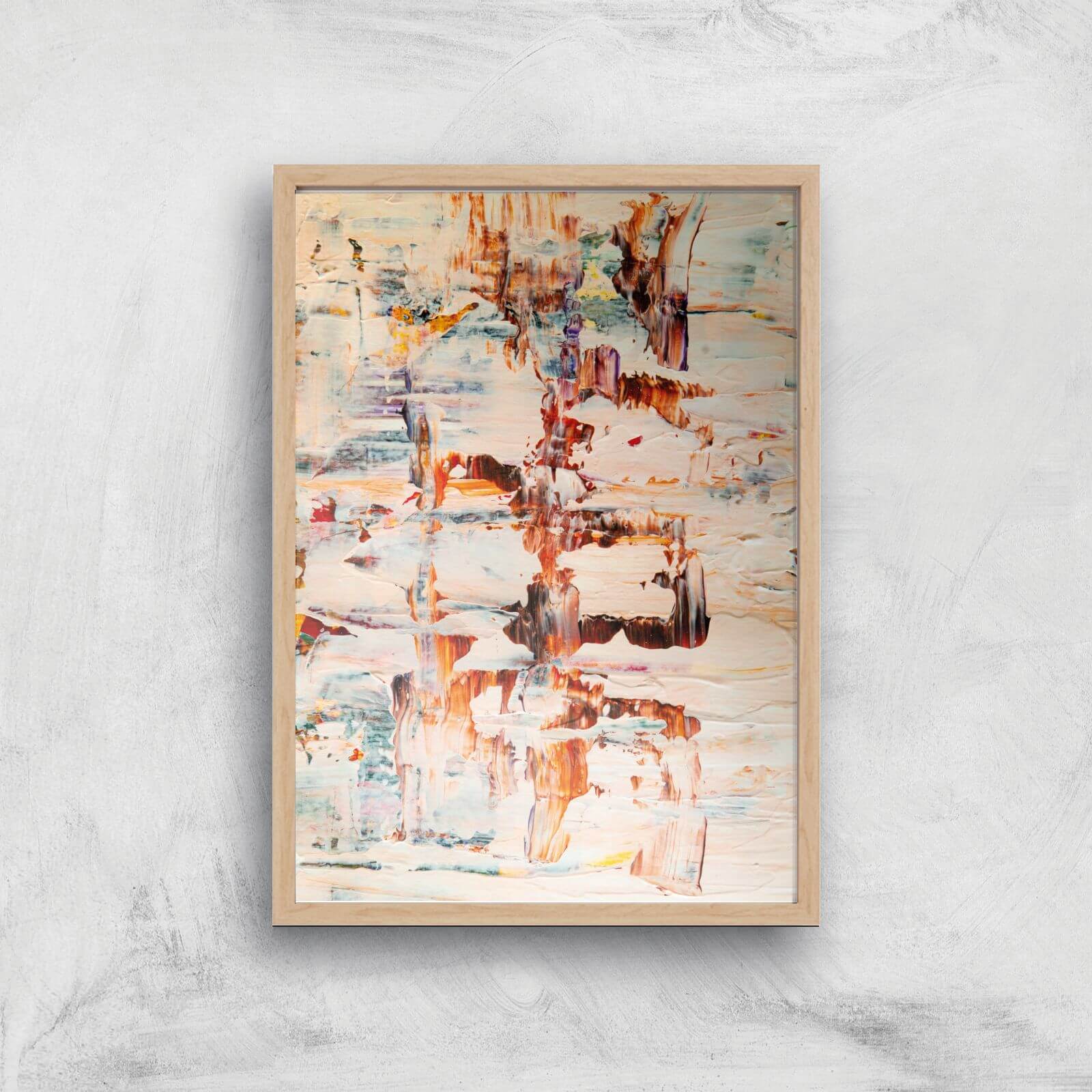 Snowy Forest Giclee Art Print - A3 - Wooden Frame