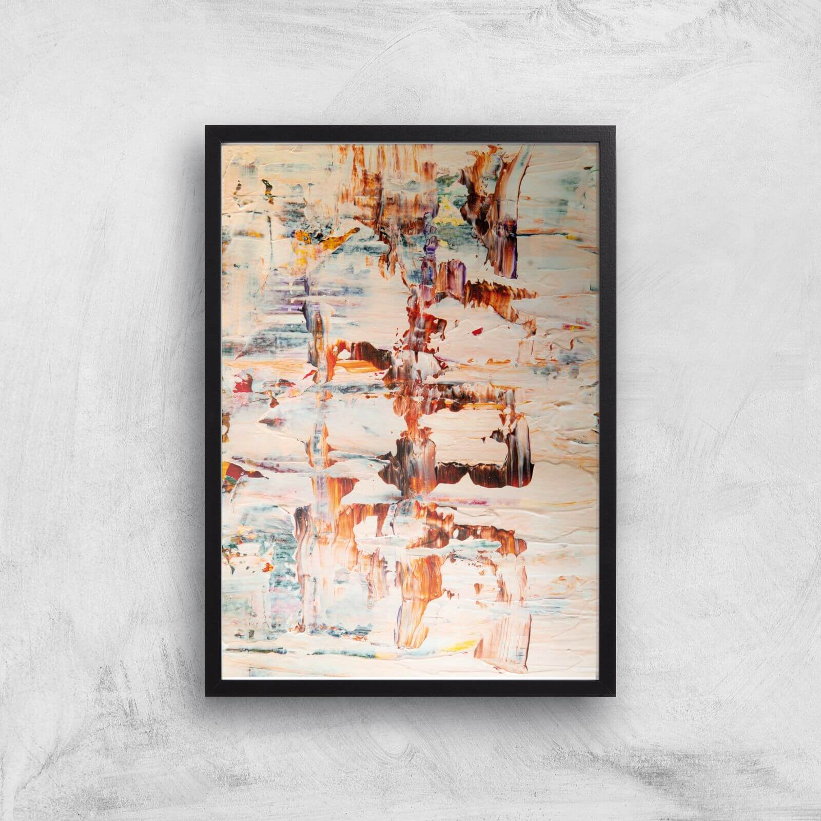 Snowy Forest Giclee Art Print - A3 - Black Frame