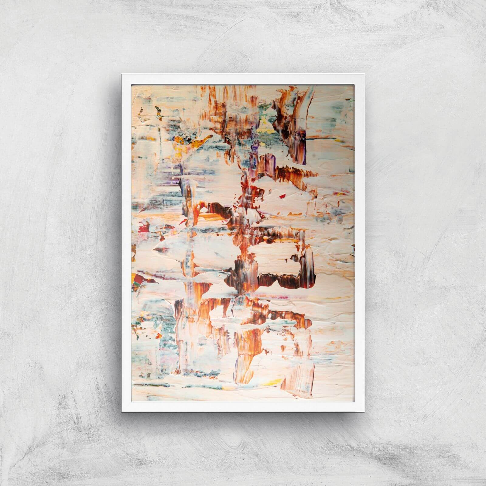 Snowy Forest Giclee Art Print - A2 - White Frame