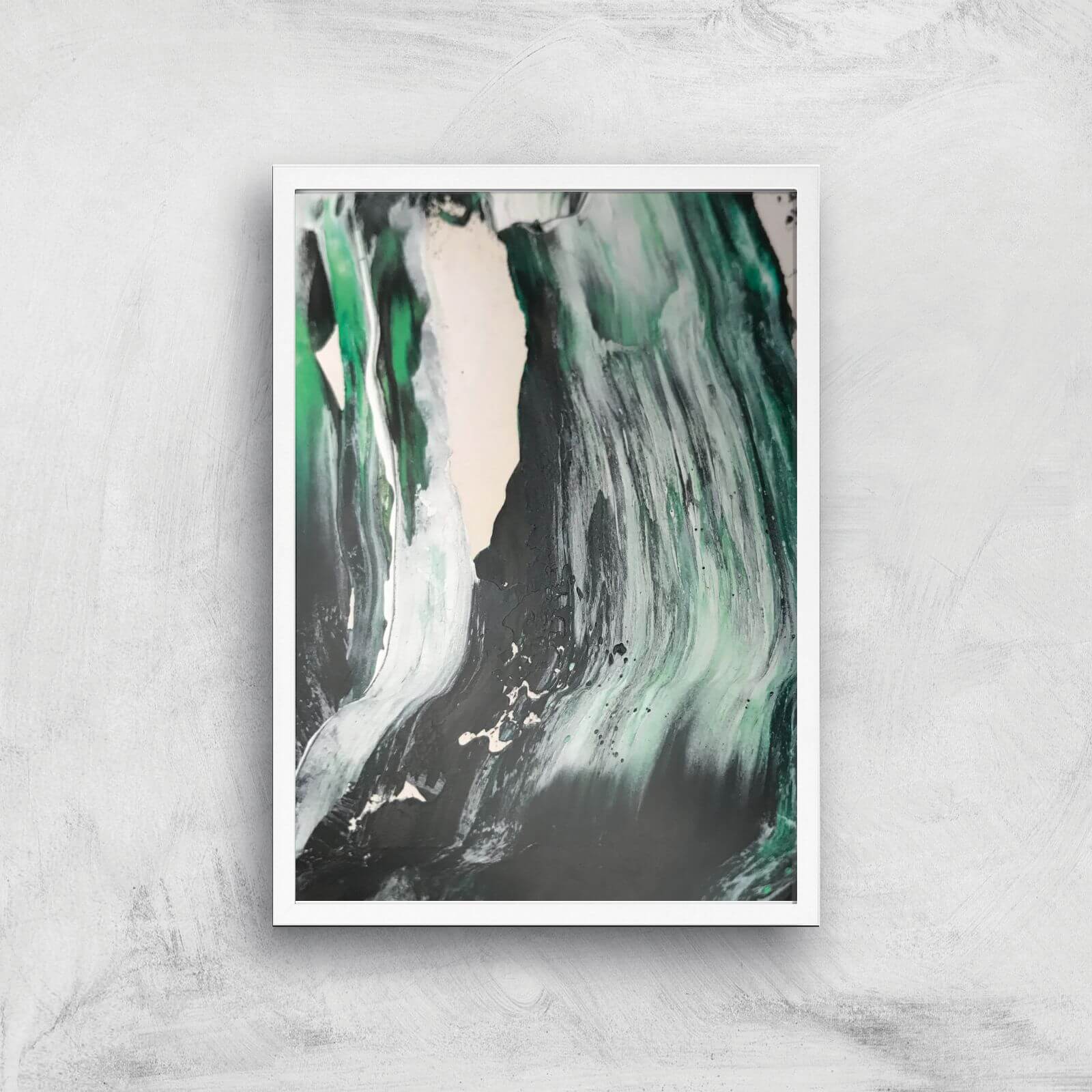 Raging Seas Giclee Art Print - A2 - White Frame