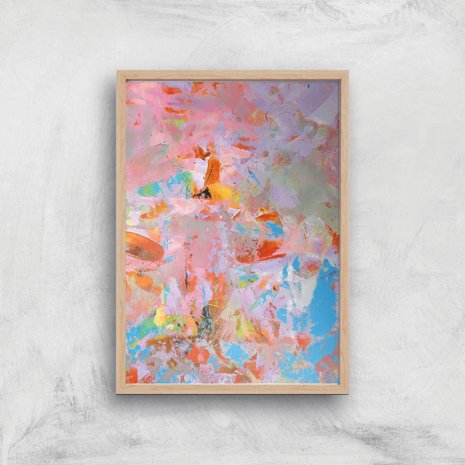 My Soul Is Glittered Giclee Art Print - A4 - Wooden Frame