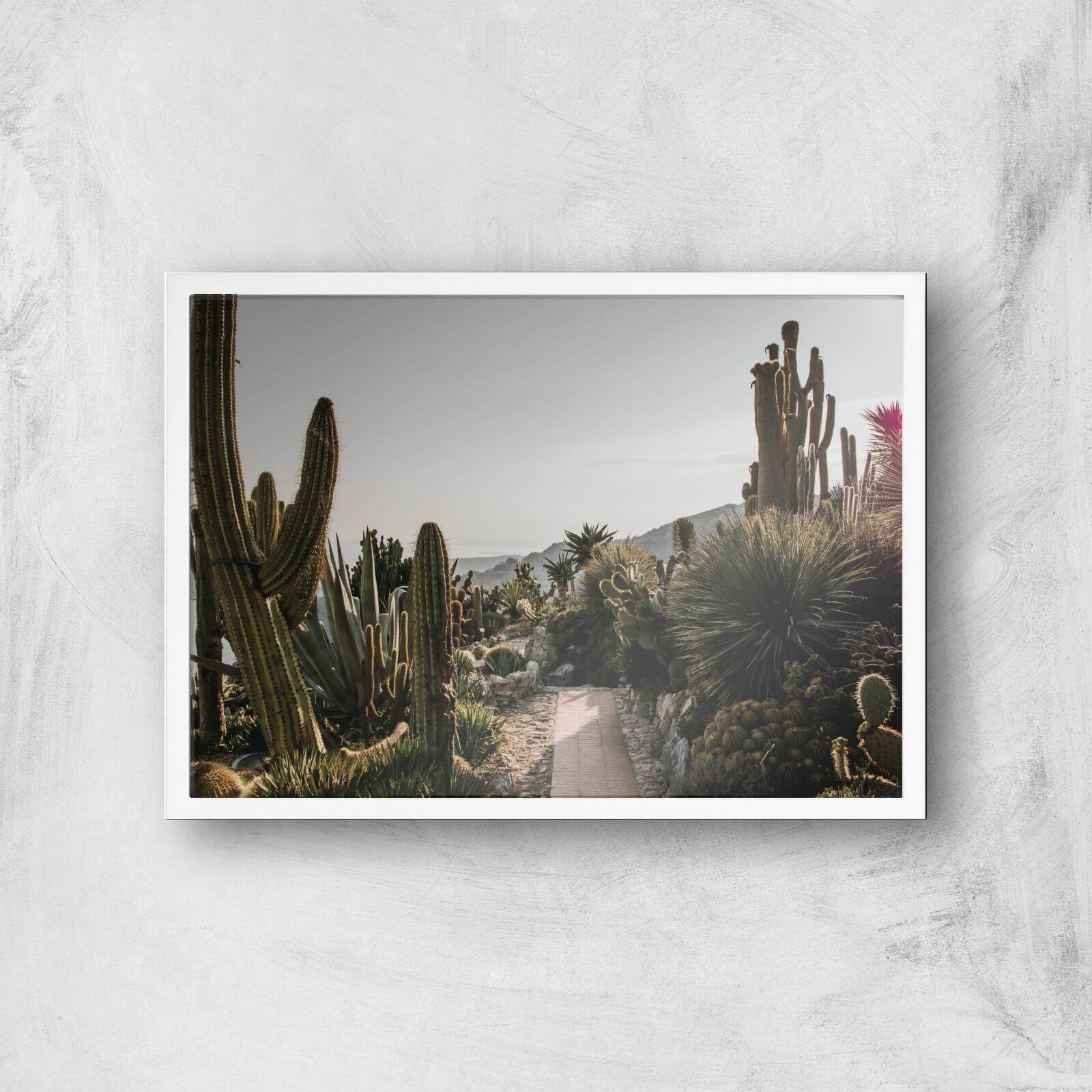 Garden Path Way Giclee Art Print - A2 - White Frame