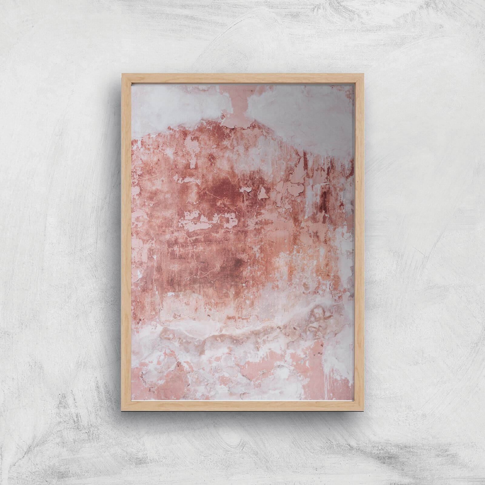 Himalayan Salt Giclee Art Print - A4 - Wooden Frame