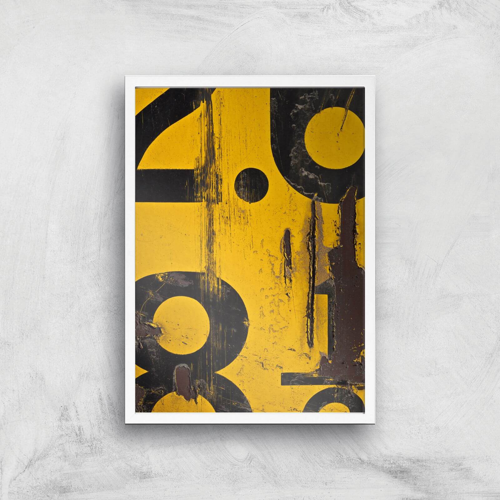 Count By Numbers Giclee Art Print - A3 - White Frame