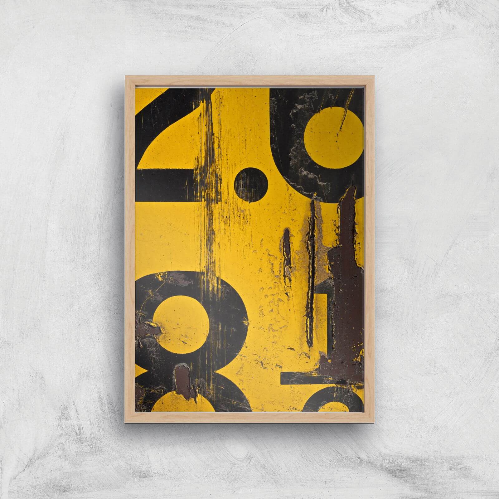 Count By Numbers Giclee Art Print - A2 - Wooden Frame