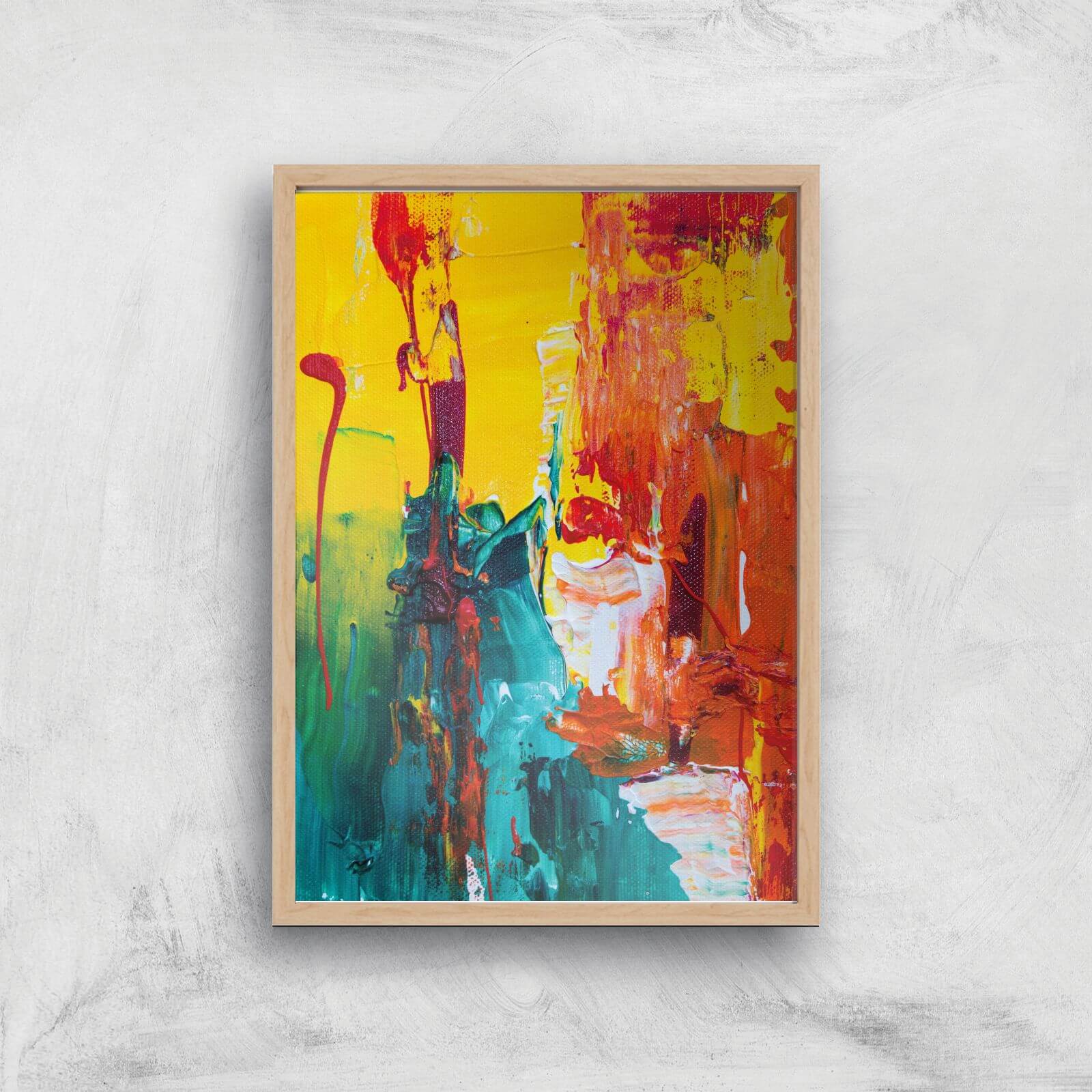 Stand Firm Giclee Art Print - A3 - Wooden Frame