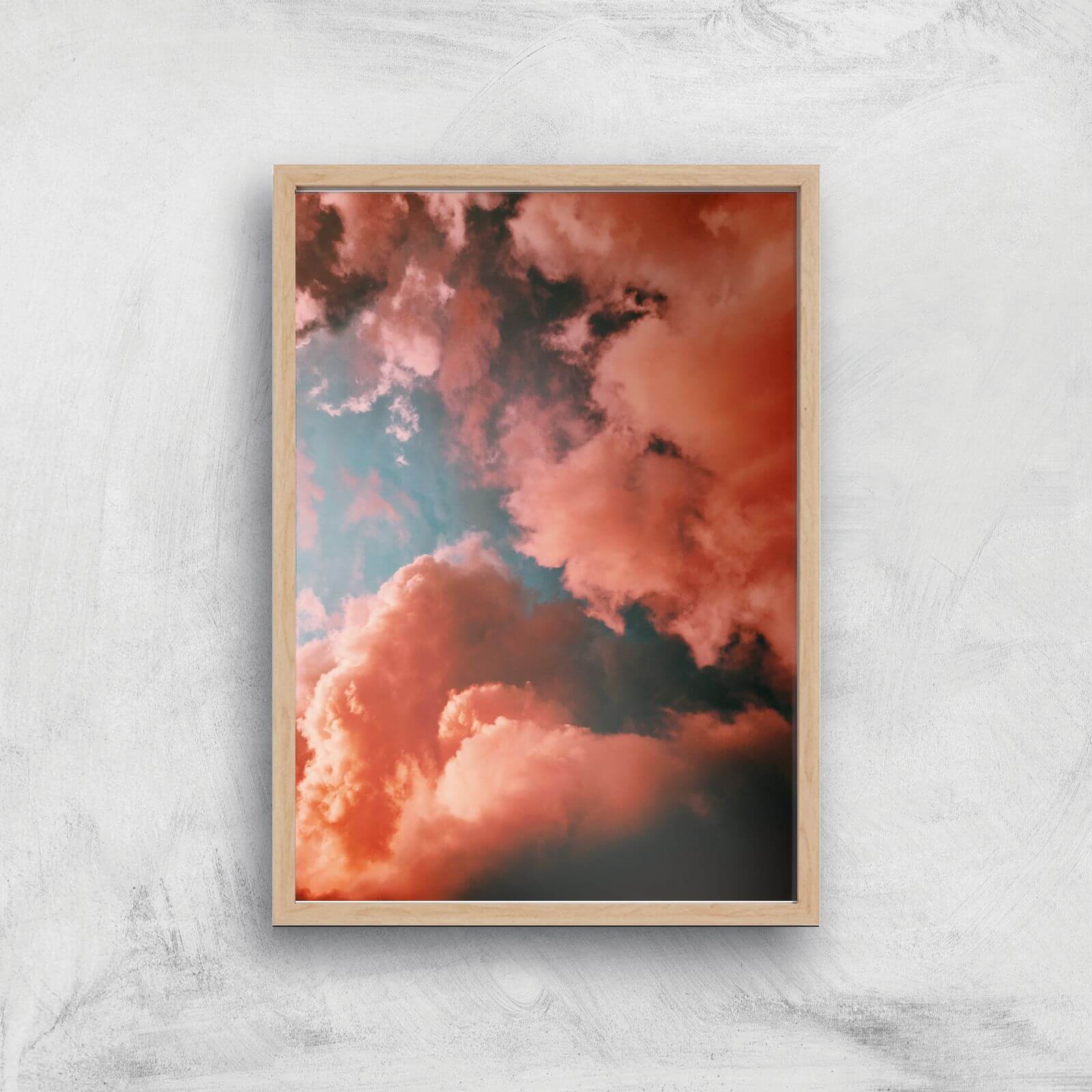 Powdered Paint Giclee Art Print - A2 - Wooden Frame