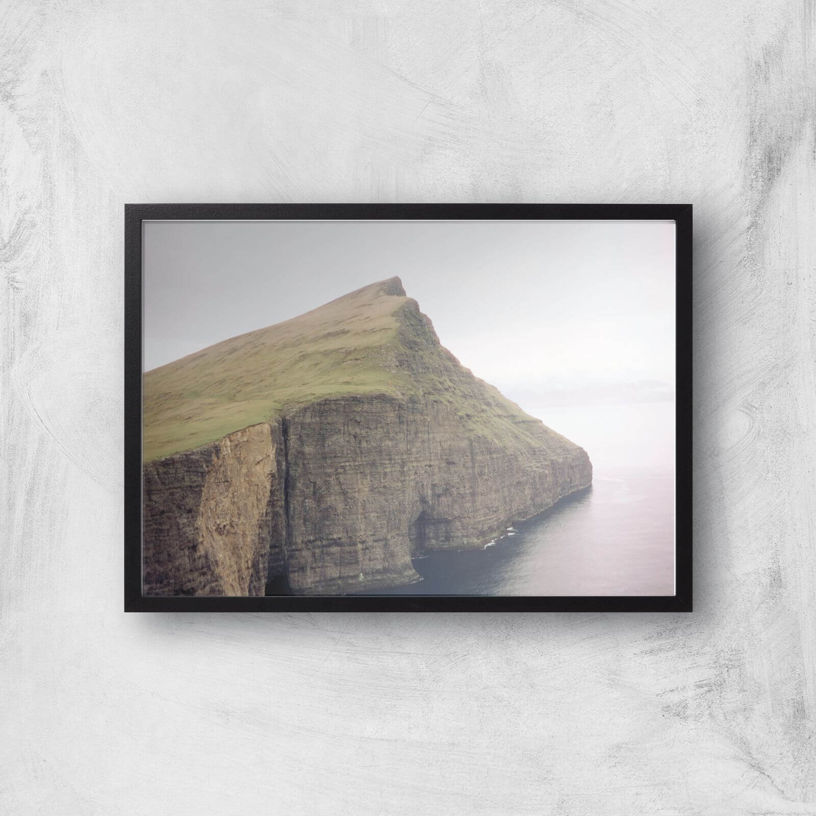 Cliff Edge Giclee Art Print - A3 - Black Frame
