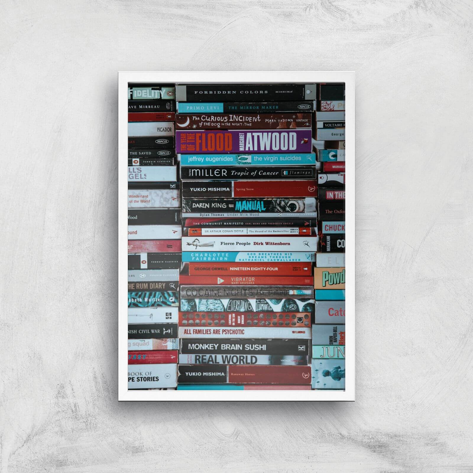 I Like To Read Ok! Giclee Art Print - A3 - White Frame