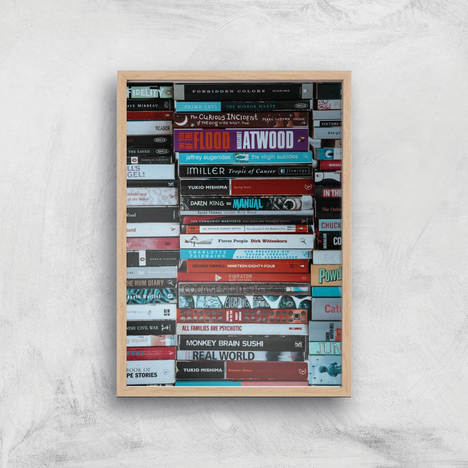 I Like To Read Ok! Giclee Art Print - A2 - Wooden Frame