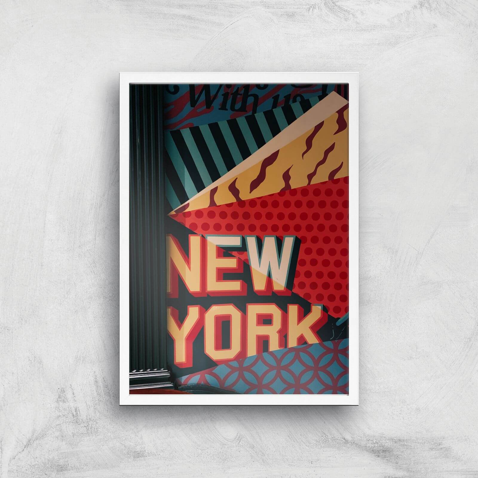 It's A Hell Of A Town Giclee Art Print - A3 - White Frame