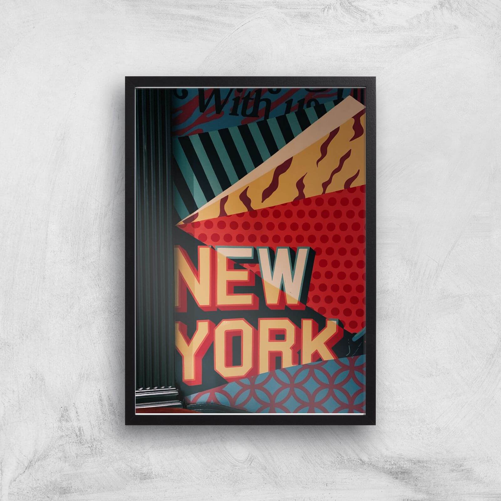 It's A Hell Of A Town Giclee Art Print - A3 - Black Frame