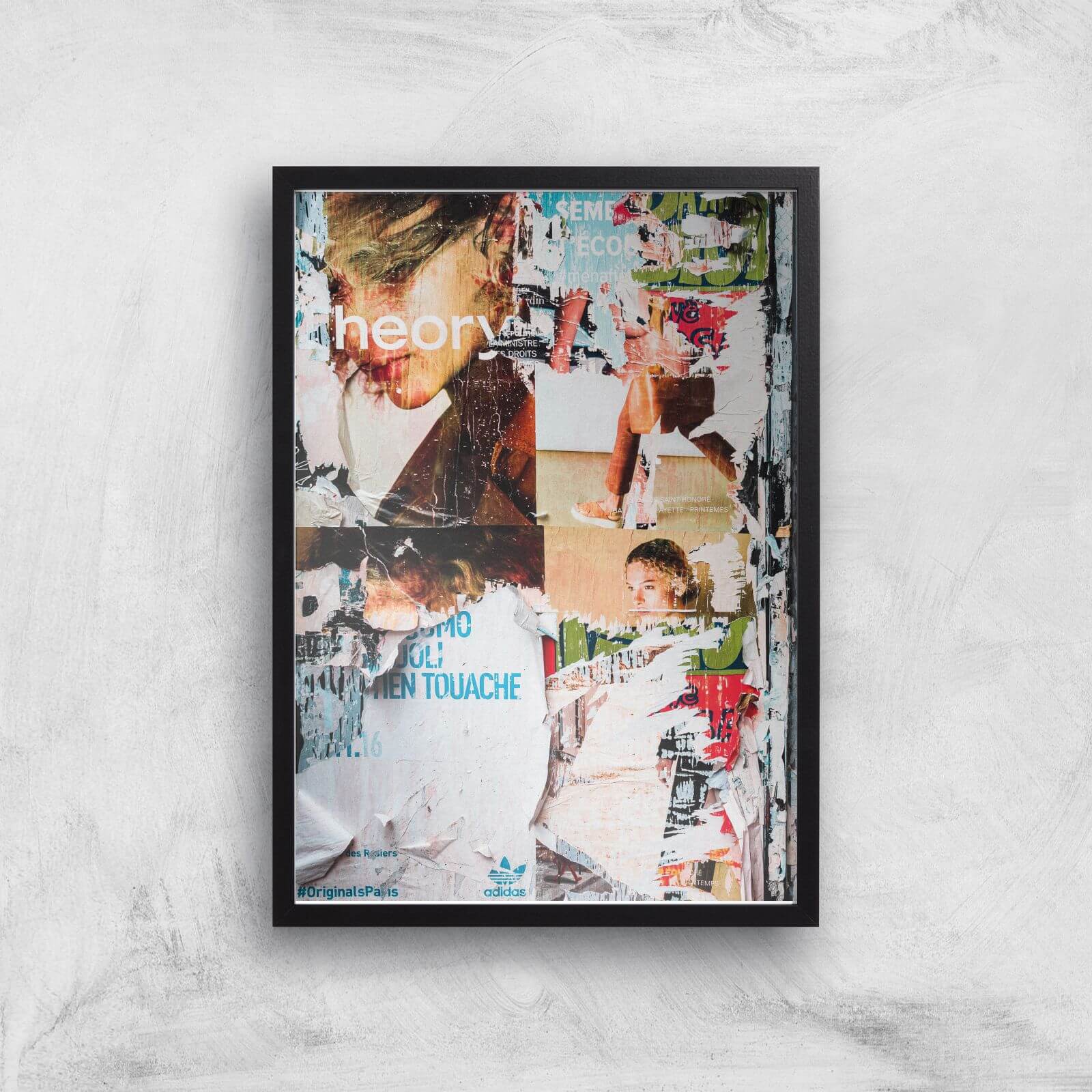 Rebel Against Advertisement Giclee Art Print - A2 - Black Frame