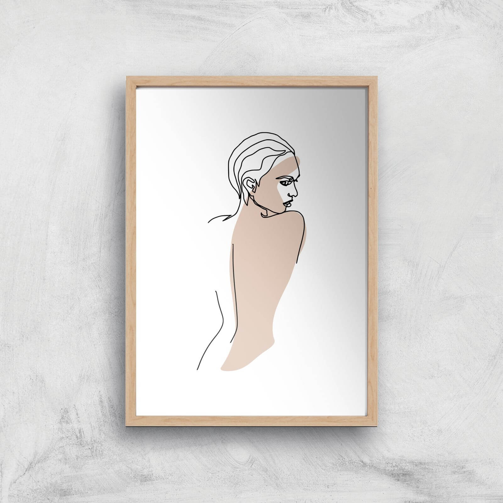 That Gaze Giclee Art Print - A3 - Wooden Frame
