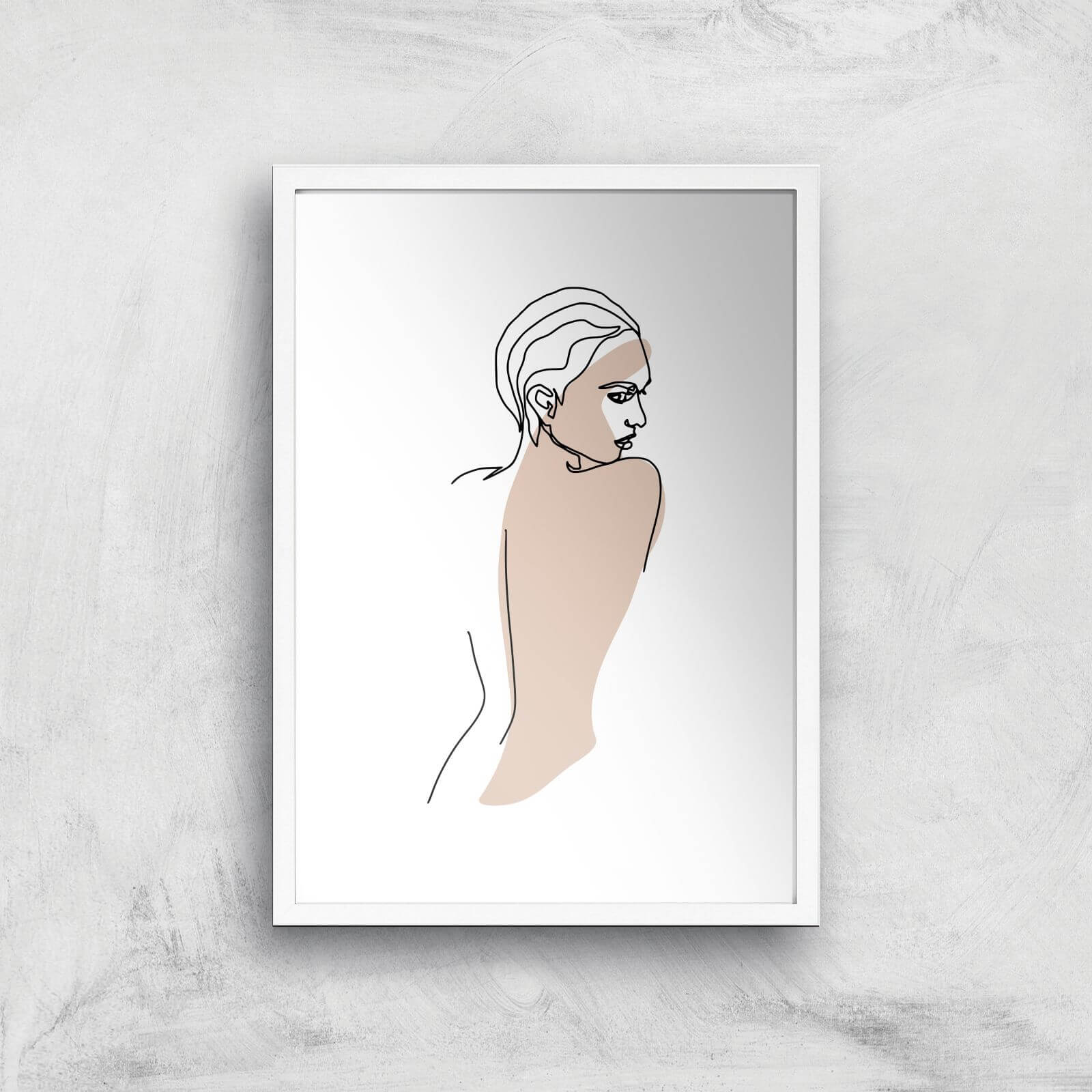 That Gaze Giclee Art Print - A2 - White Frame