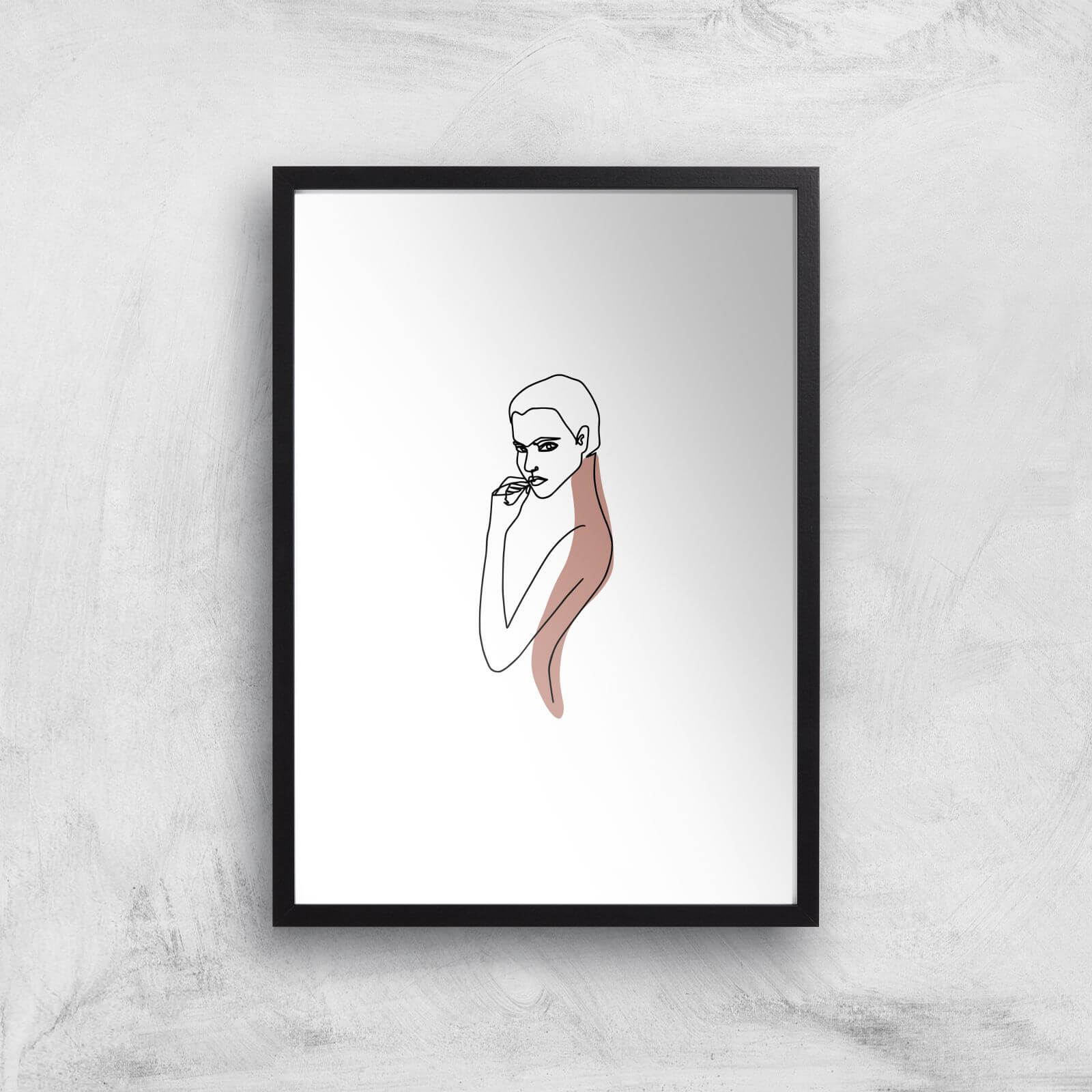Not In The Mood Giclee Art Print - A3 - Black Frame