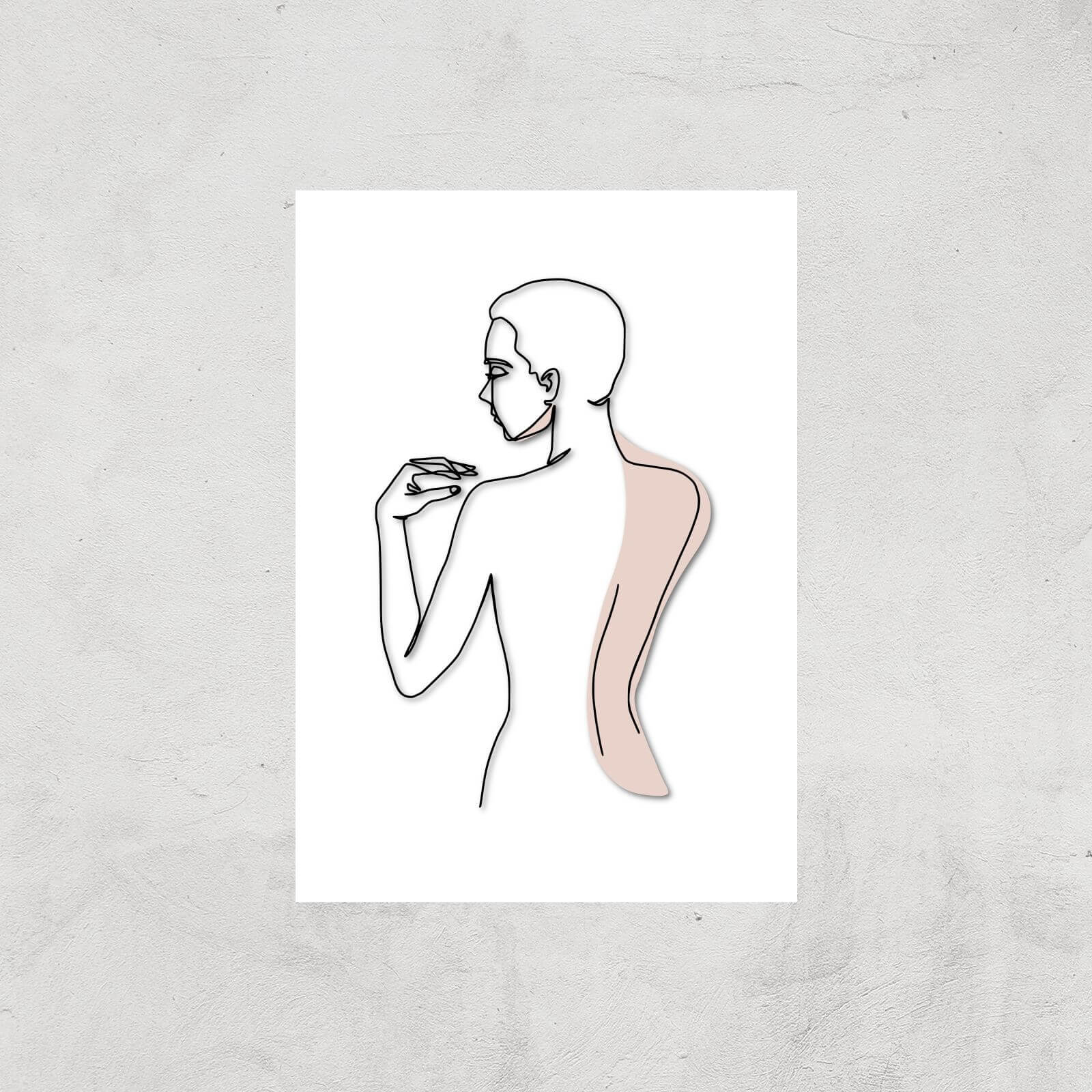 Itchy Back Giclee Art Print - A4 - Print Only