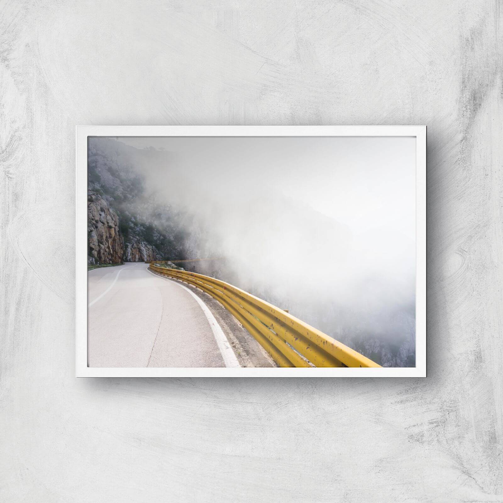 A Road Less Traveled Giclee Art Print - A2 - White Frame