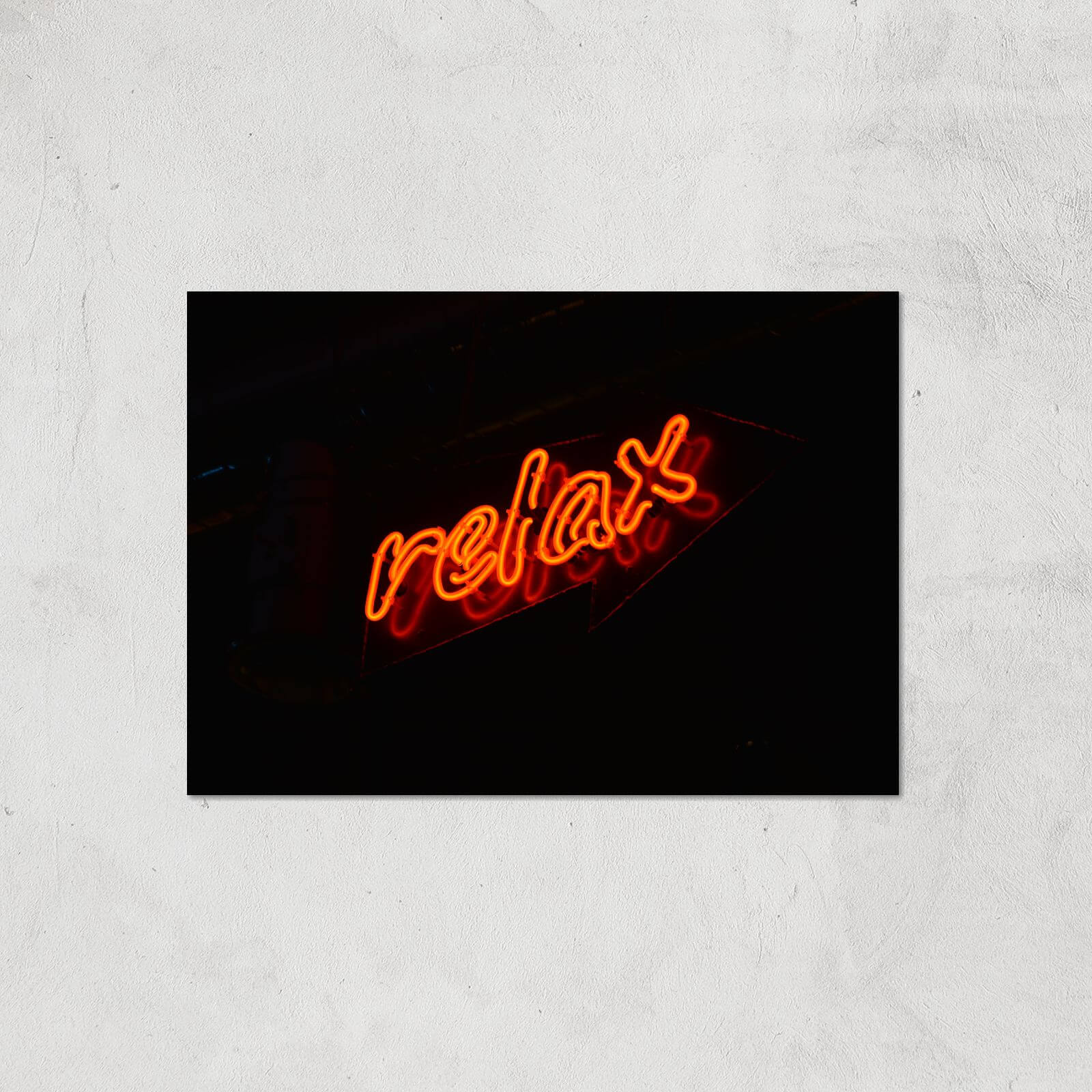 Neon Relax Giclee Art Print - A3 - Print Only
