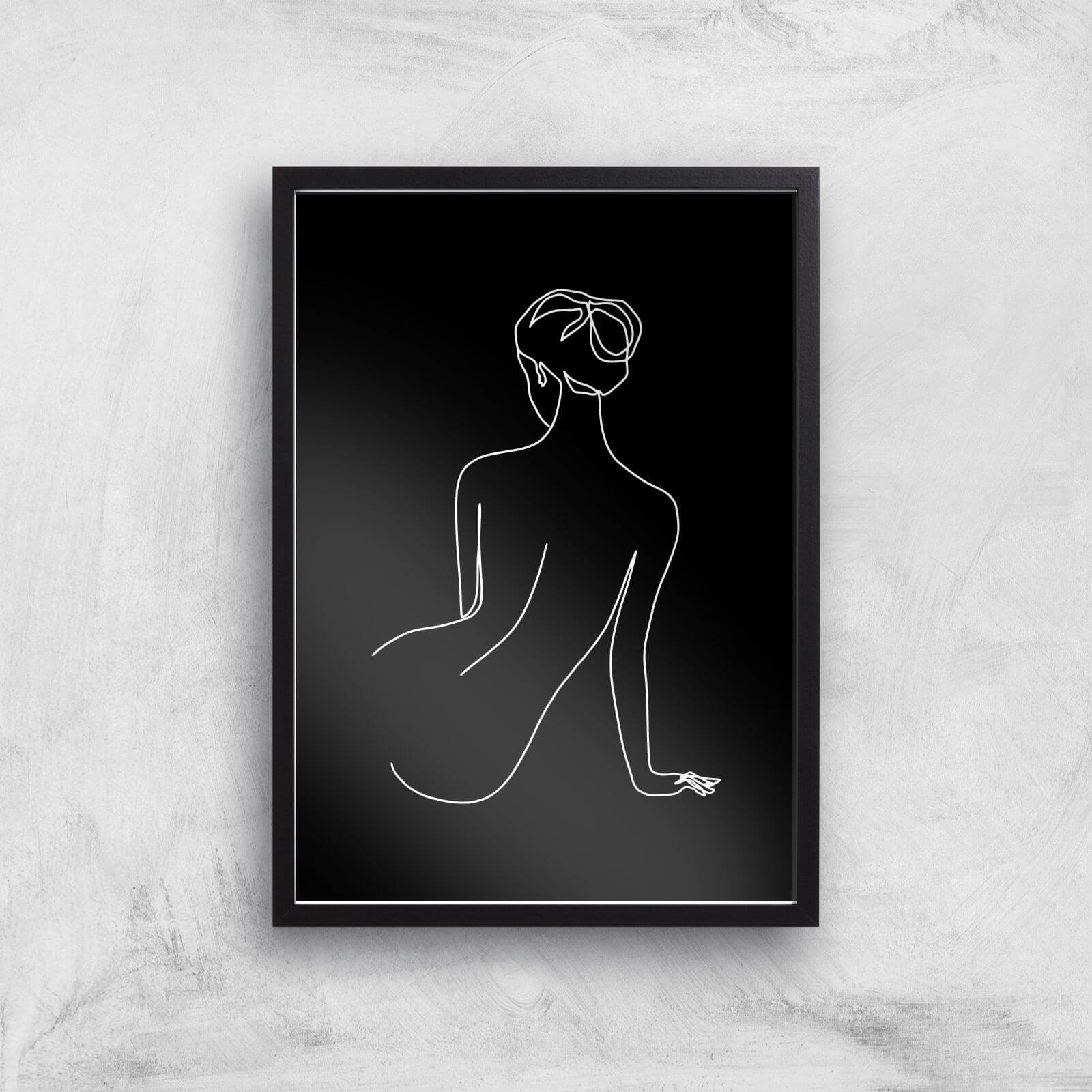 Taking A Minute To Night Giclee Art Print - A3 - Black Frame