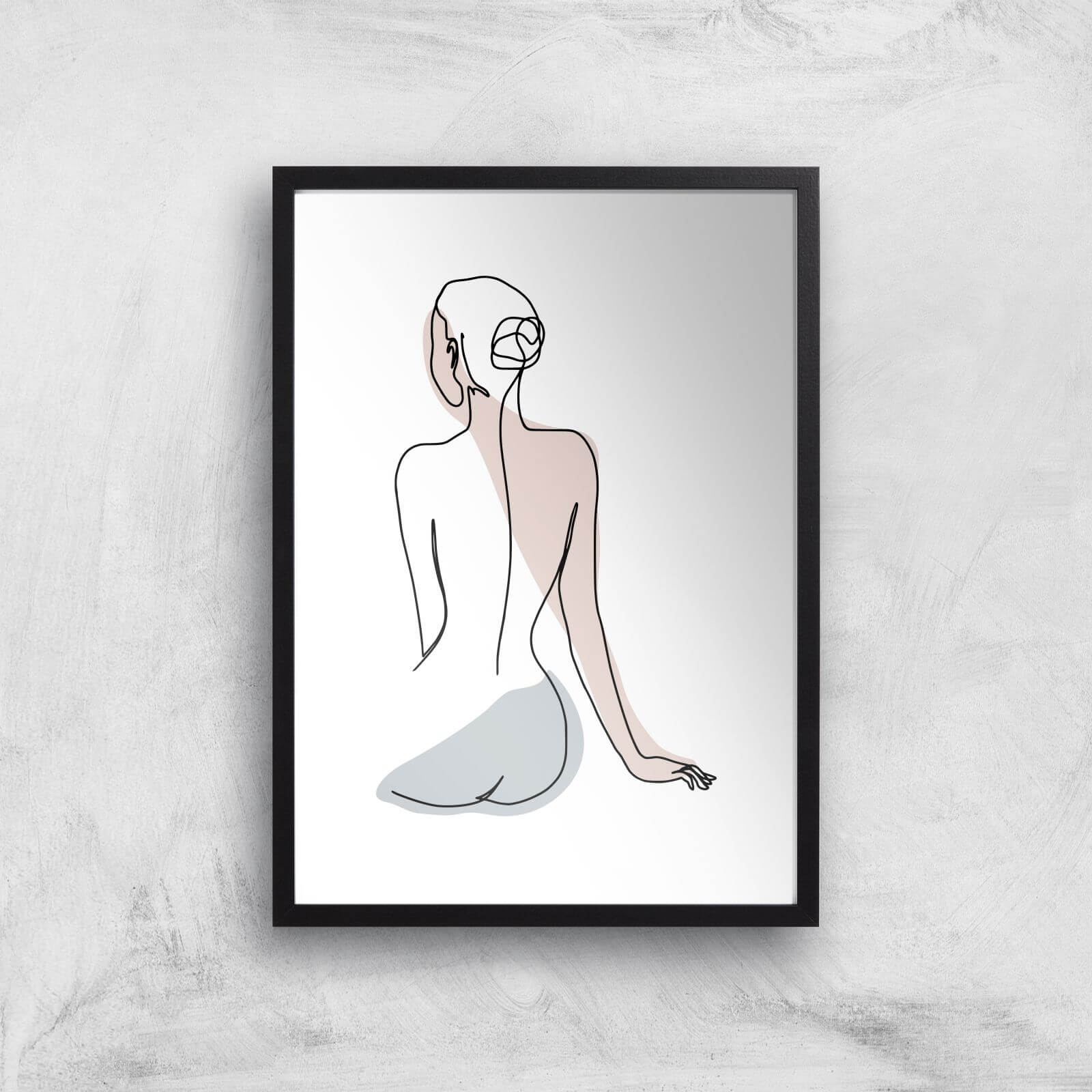 Waiting Giclee Art Print - A3 - Black Frame