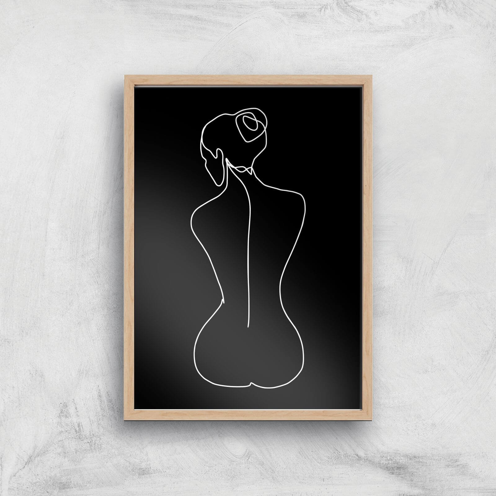 She Was Perfection The Night We Met Giclee Art Print - A3 - Wooden Frame