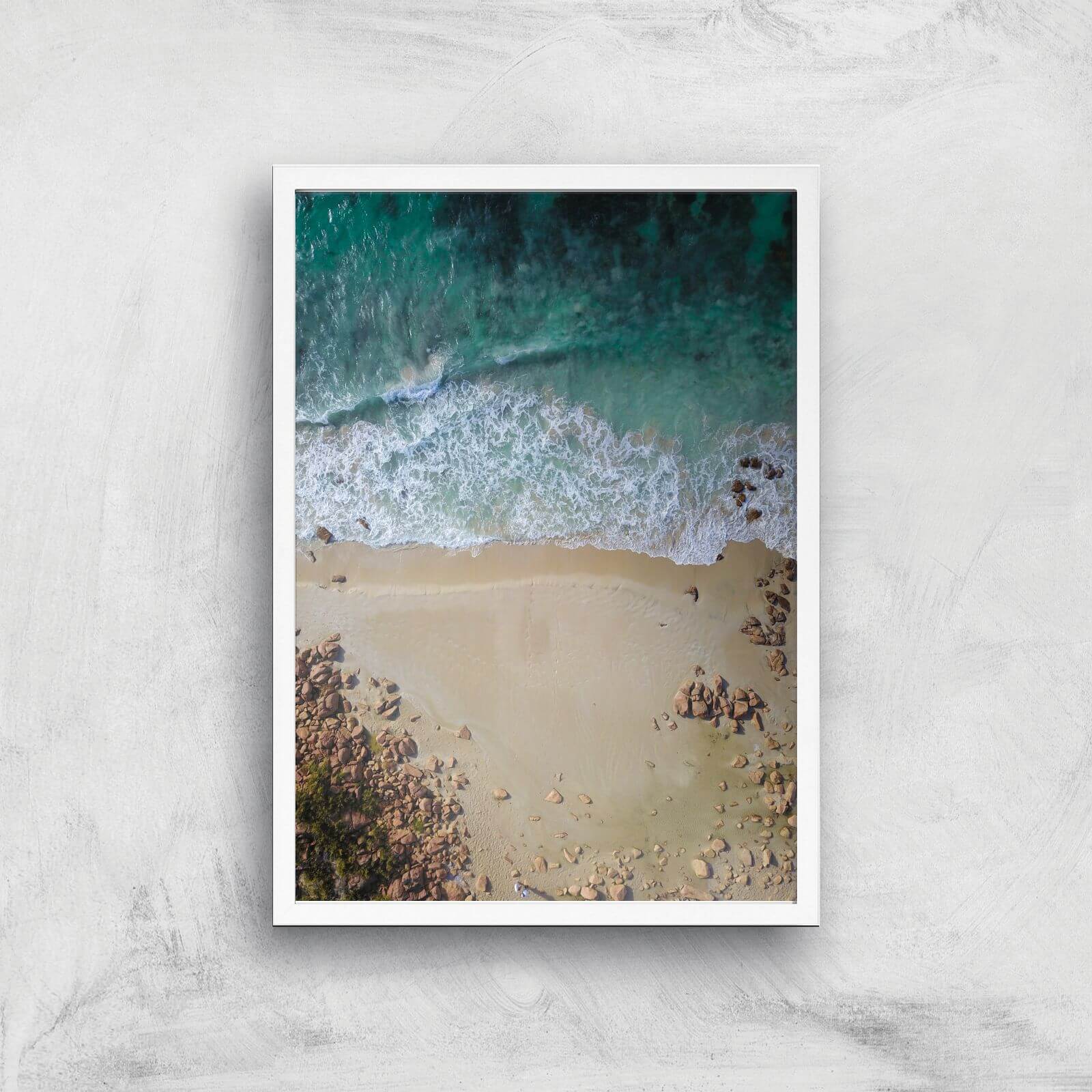 Shore Line Giclee Art Print - A2 - White Frame