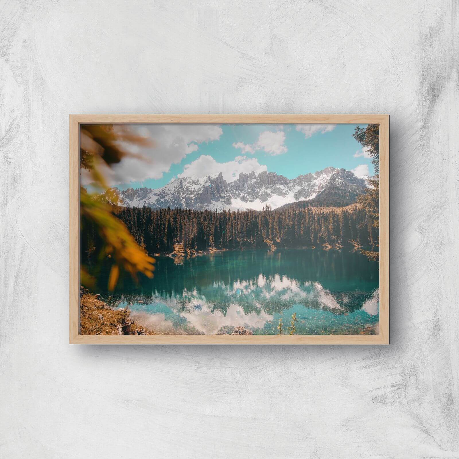 Lakeside View Giclee Art Print - A2 - Wooden Frame