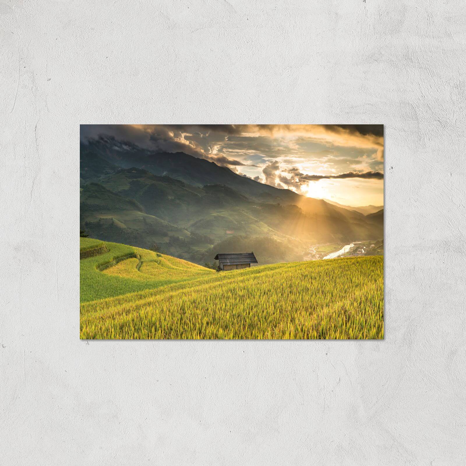 Field Of The Rising Sun Giclee Art Print - A2 - Print Only