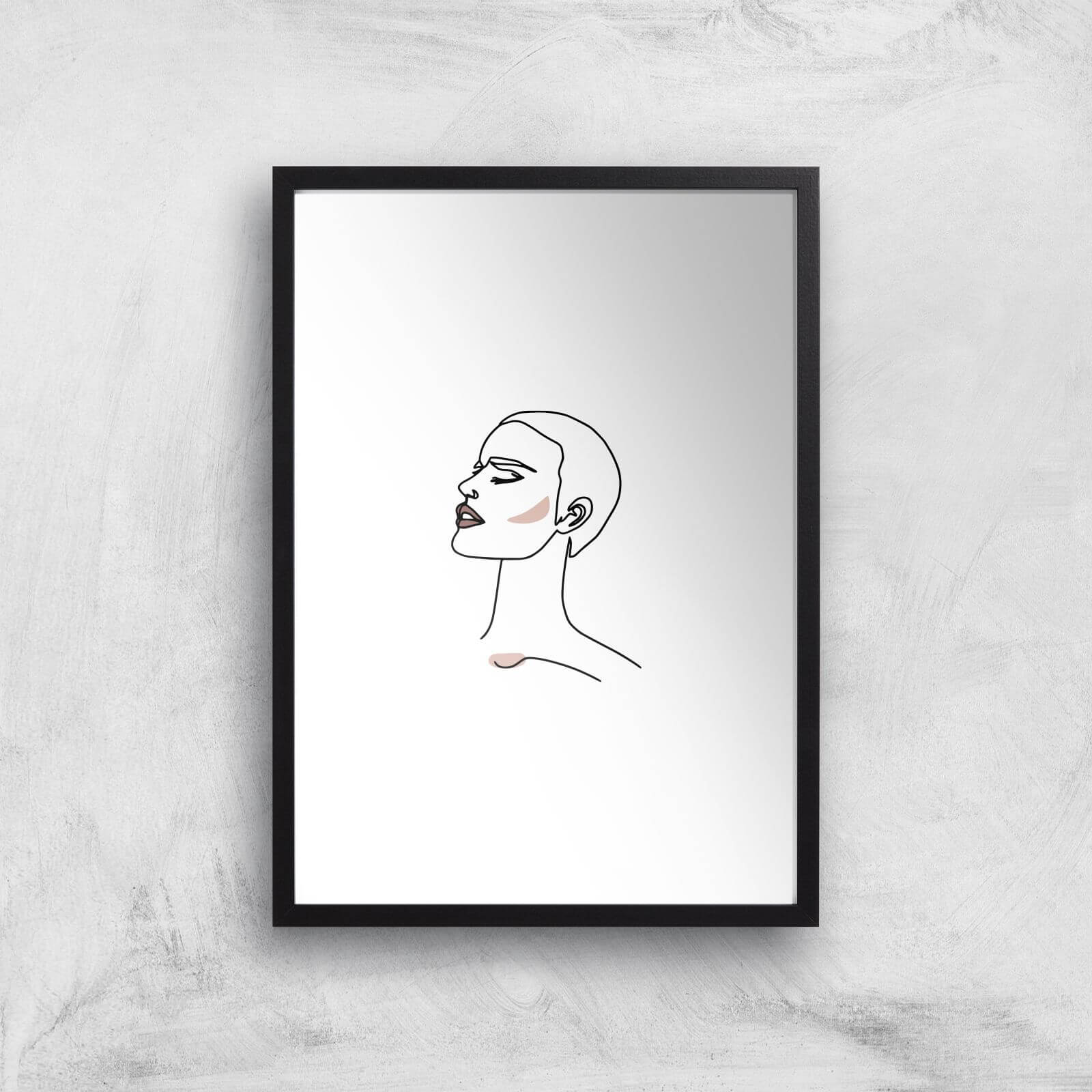 Head Held High Giclee Art Print - A3 - Black Frame